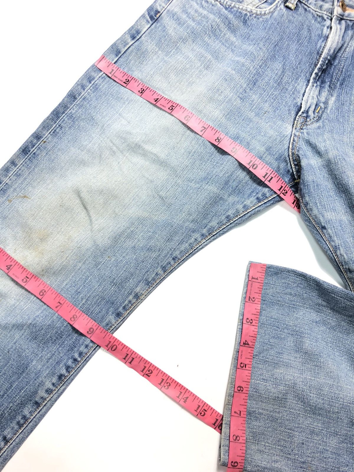 Edwin × Salvage × Vintage VINTAGE EDWIN SELVEDGE BLUE WASH DENIM Size US 30 / EU 46 - 17 Thumbnail