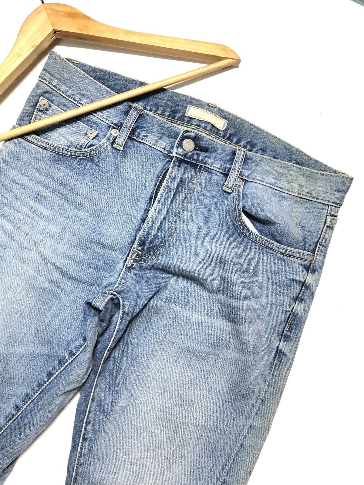 Uniqlo × Vintage VINTAGE UNIQLO SELVEDGE SLIM STRAIGHT BLUE WASH DENIM Size US 32 / EU 48 - 2 Thumbnail