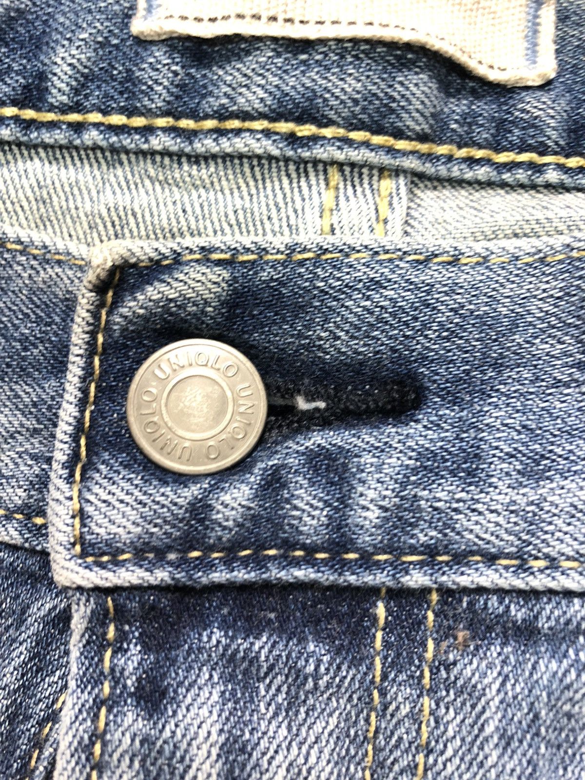 Uniqlo × Vintage VINTAGE UNIQLO SELVEDGE SLIM STRAIGHT BLUE WASH DENIM Size US 32 / EU 48 - 5 Thumbnail