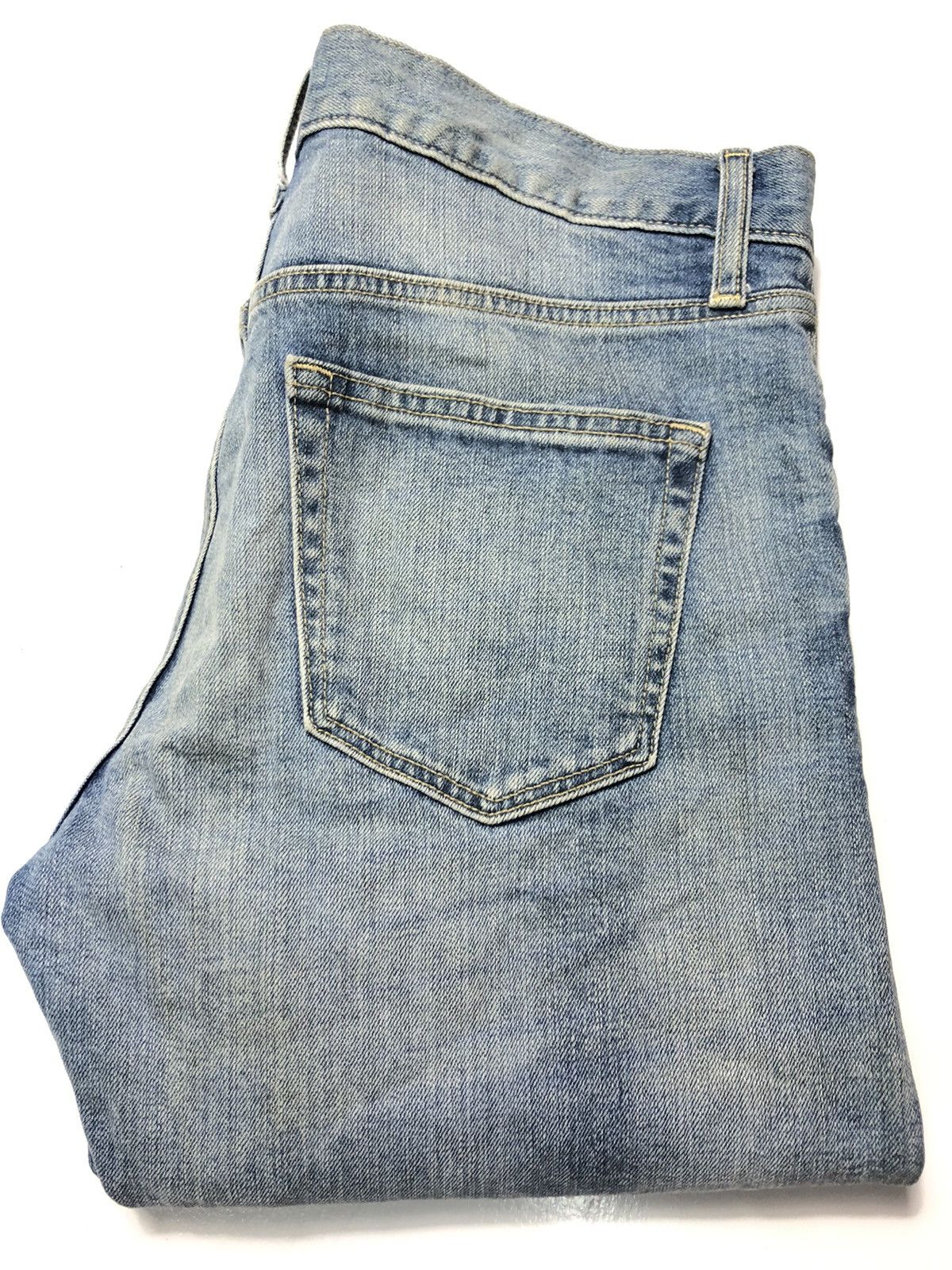 Uniqlo × Vintage VINTAGE UNIQLO SELVEDGE SLIM STRAIGHT BLUE WASH DENIM Size US 32 / EU 48 - 17 Thumbnail