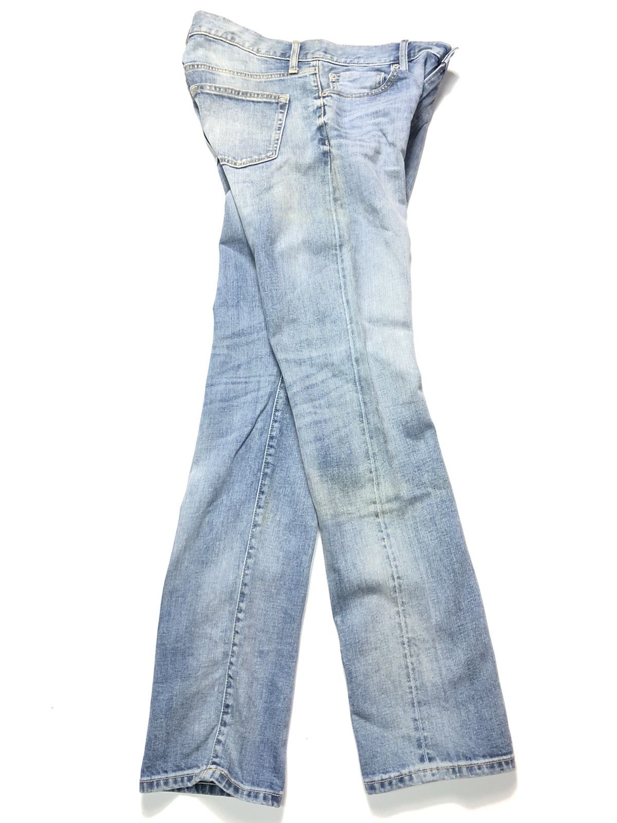 Uniqlo × Vintage VINTAGE UNIQLO SELVEDGE SLIM STRAIGHT BLUE WASH DENIM Size US 32 / EU 48 - 13 Thumbnail