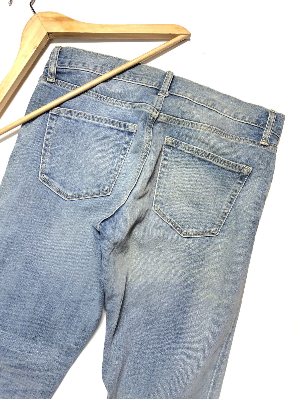 Uniqlo × Vintage VINTAGE UNIQLO SELVEDGE SLIM STRAIGHT BLUE WASH DENIM Size US 32 / EU 48 - 11 Thumbnail