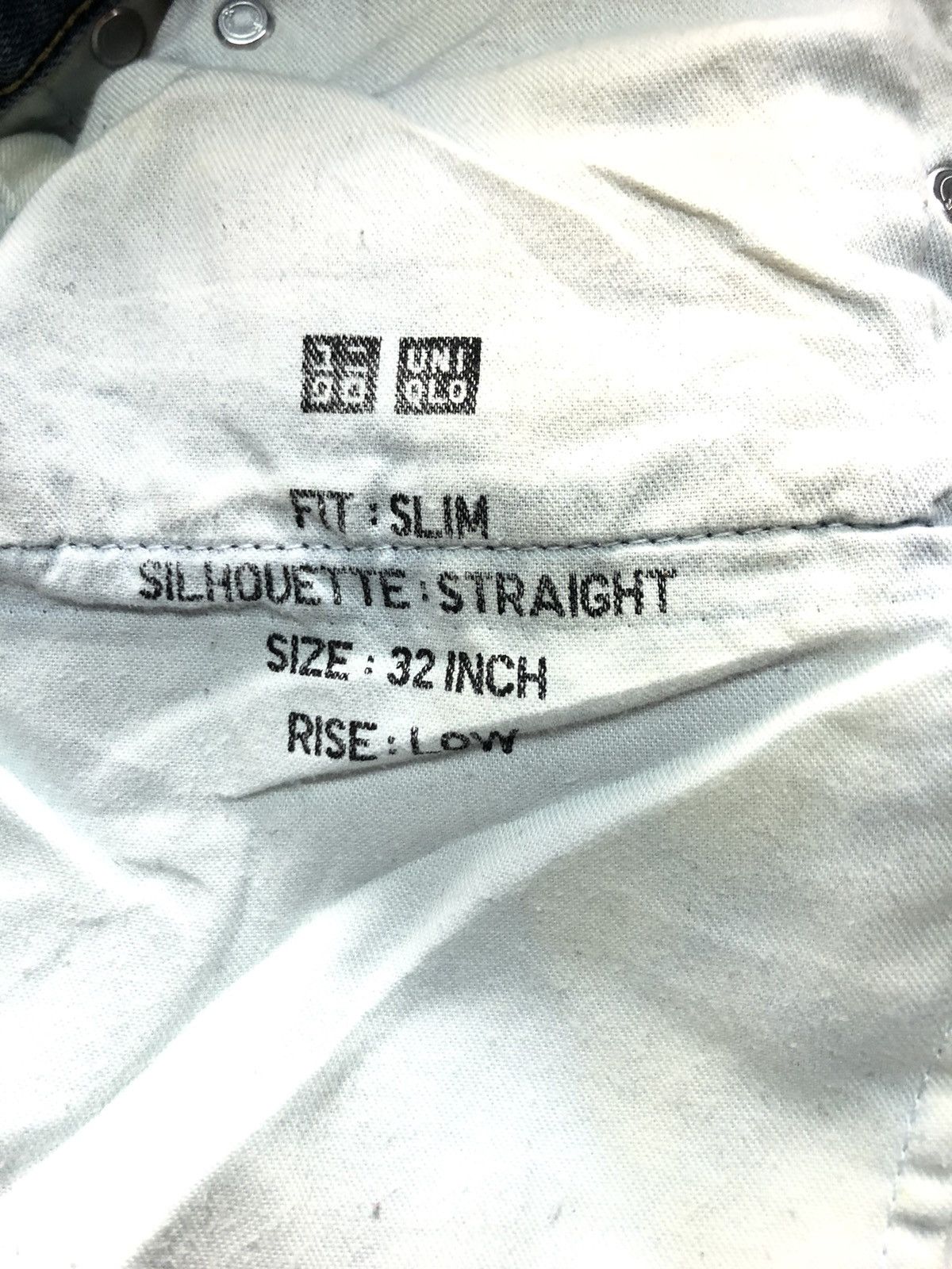 Uniqlo × Vintage VINTAGE UNIQLO SELVEDGE SLIM STRAIGHT BLUE WASH DENIM Size US 32 / EU 48 - 9 Thumbnail