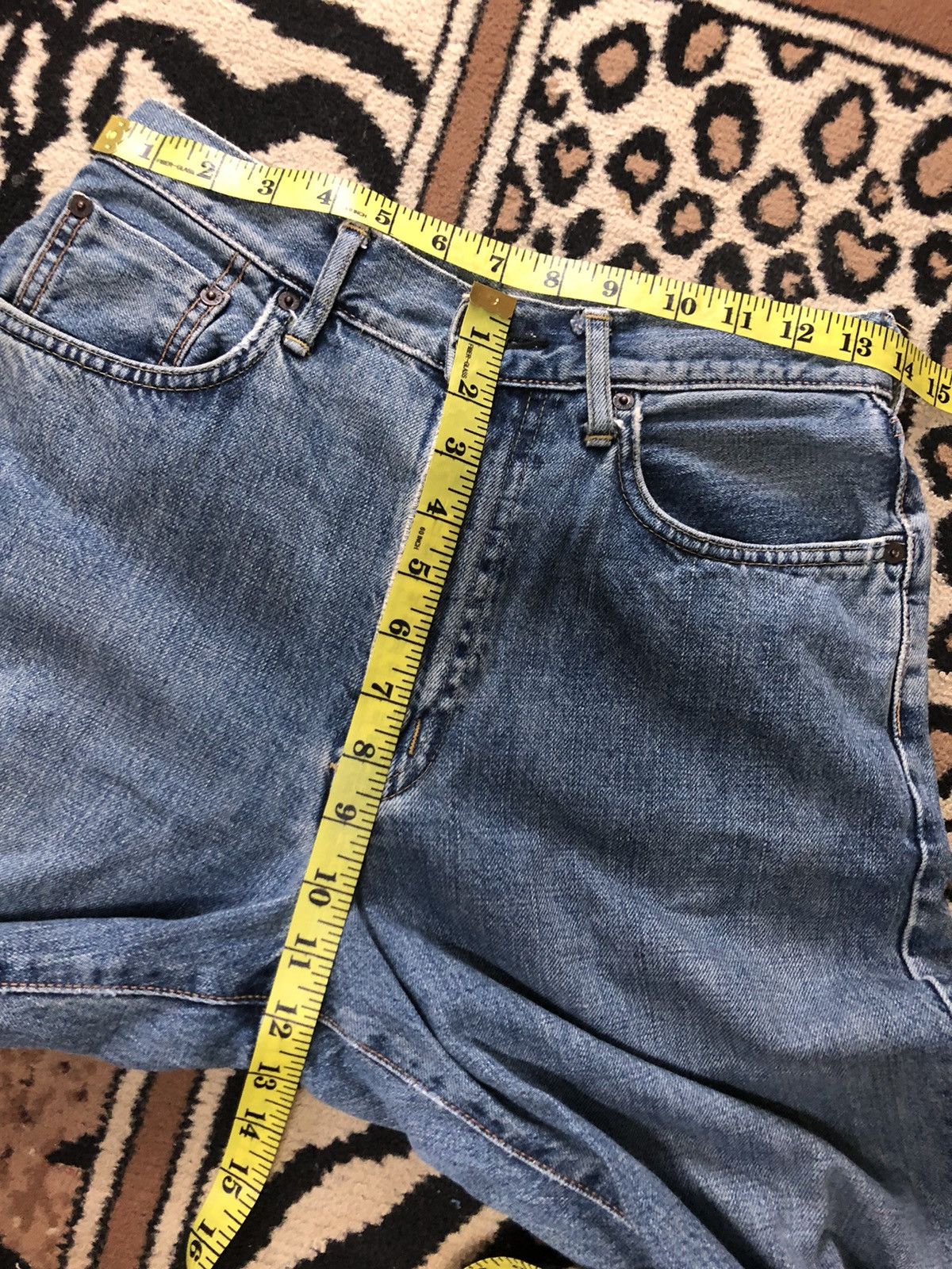 Japanese Brand × Salvage VINTAGE SELVEDGE SOMETHING BLUE WASH DISTRESSED DENIM Size US 28 / EU 44 - 16 Thumbnail