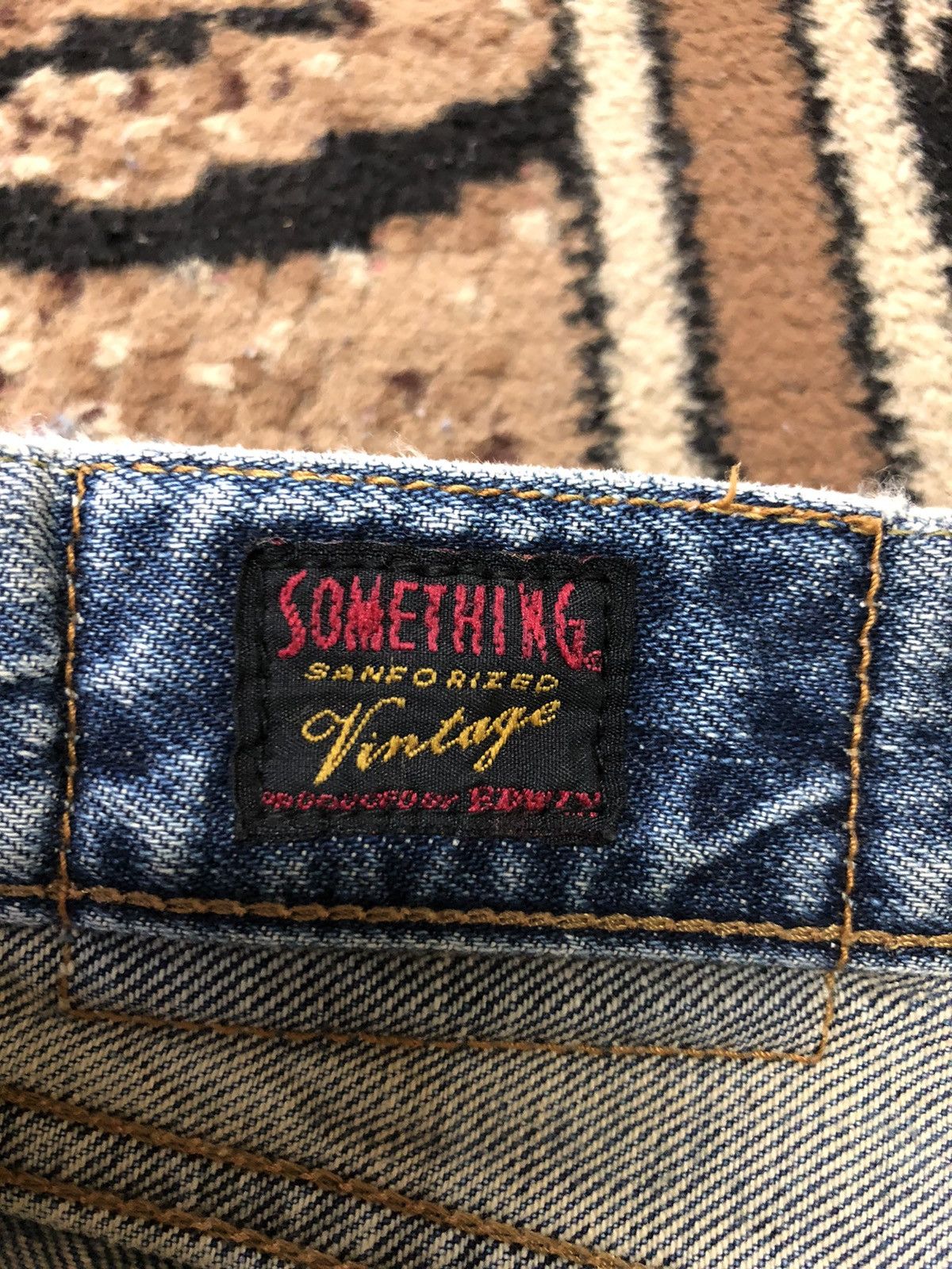 Japanese Brand × Salvage VINTAGE SELVEDGE SOMETHING BLUE WASH DISTRESSED DENIM Size US 28 / EU 44 - 7 Thumbnail