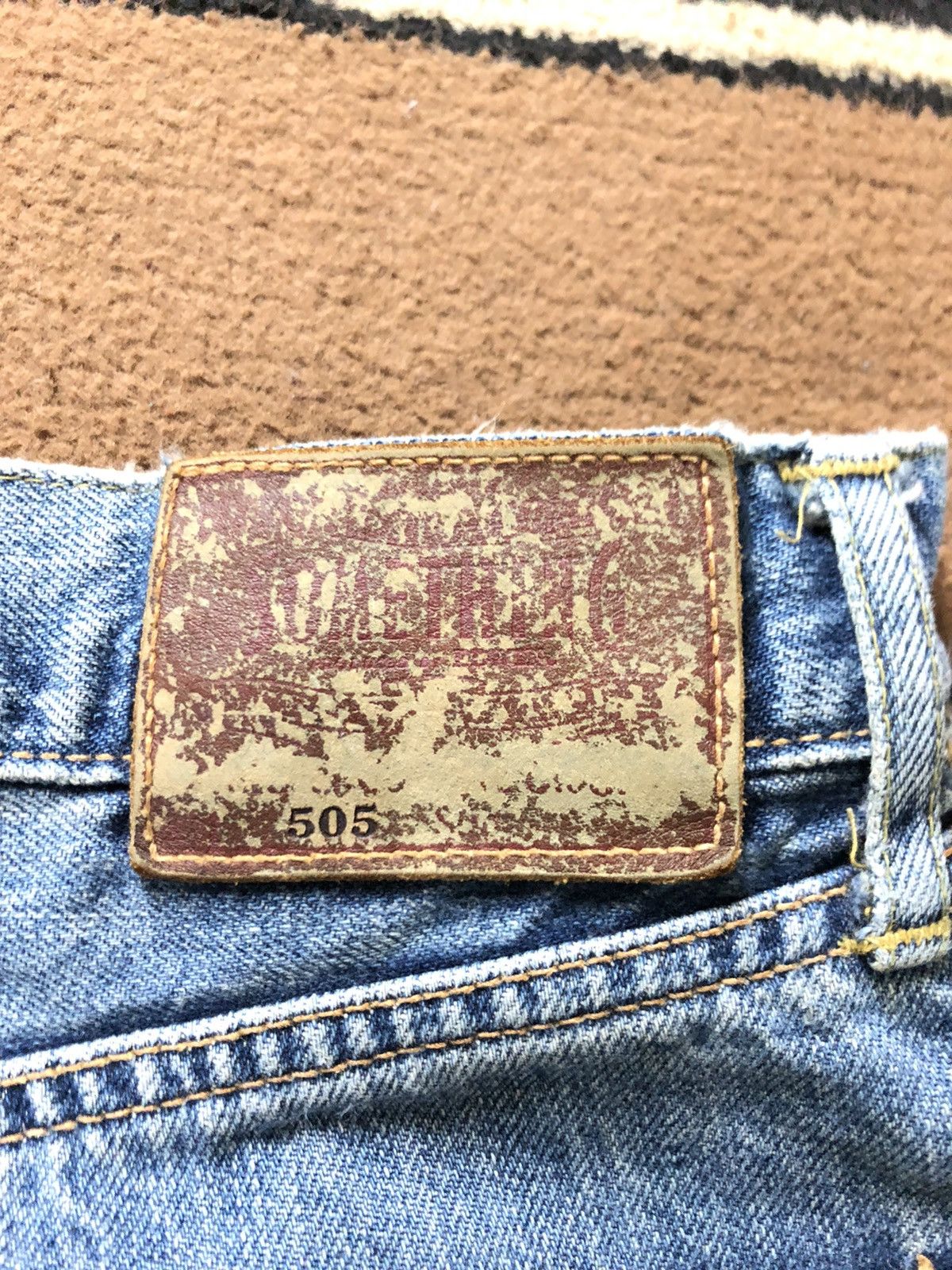 Japanese Brand × Salvage VINTAGE SELVEDGE SOMETHING BLUE WASH DISTRESSED DENIM Size US 28 / EU 44 - 13 Thumbnail