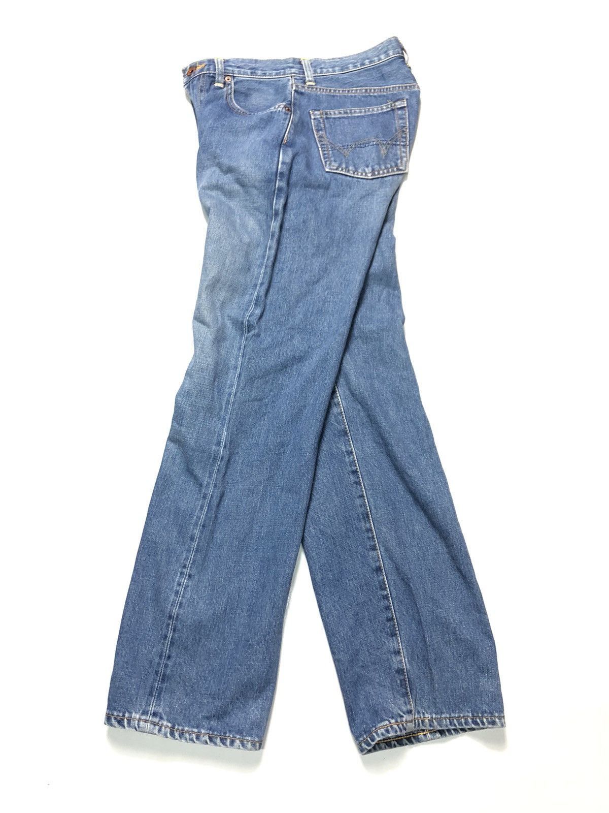 Edwin × Salvage × Vintage VINTAGE EDWIN SELVEDGE BLUE WASH DENIM Size US 26 / EU 42 - 12 Thumbnail