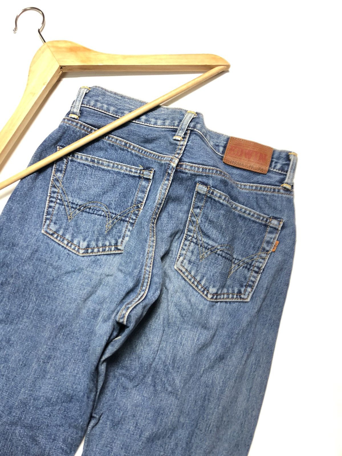 Edwin × Salvage × Vintage VINTAGE EDWIN SELVEDGE BLUE WASH DENIM Size US 26 / EU 42 - 9 Thumbnail
