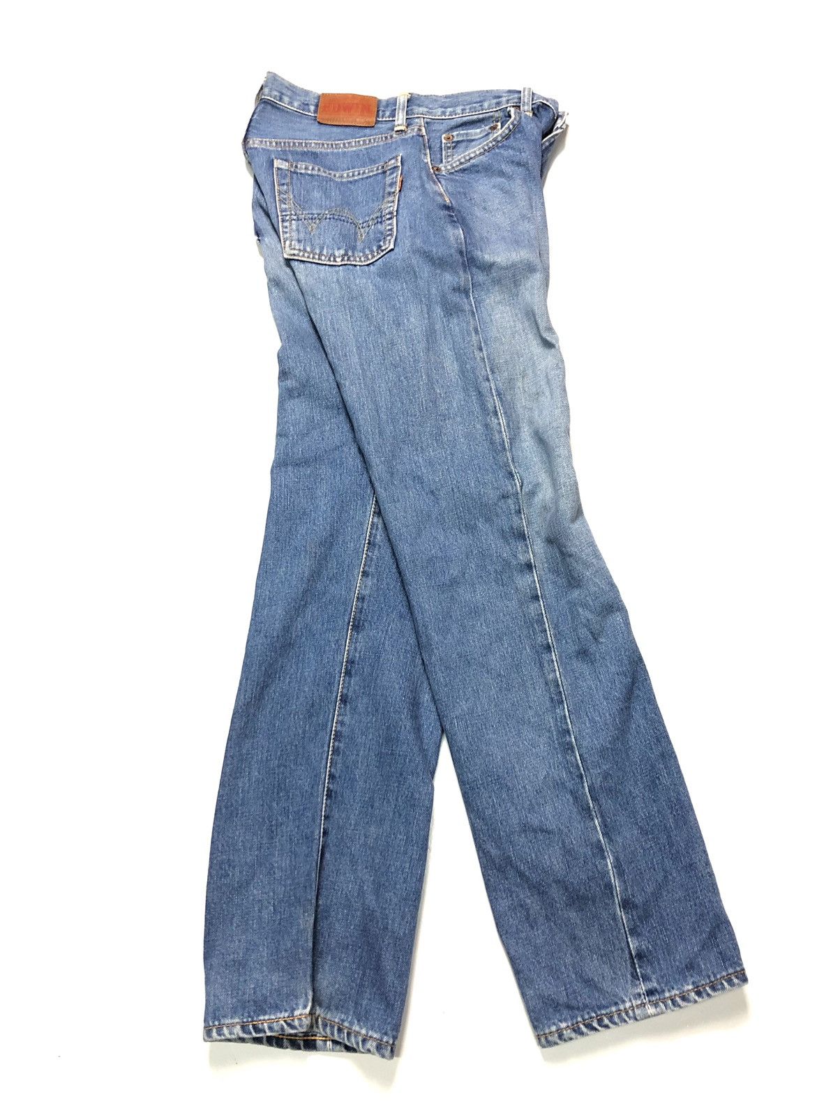 Edwin × Salvage × Vintage VINTAGE EDWIN SELVEDGE BLUE WASH DENIM Size US 26 / EU 42 - 13 Thumbnail