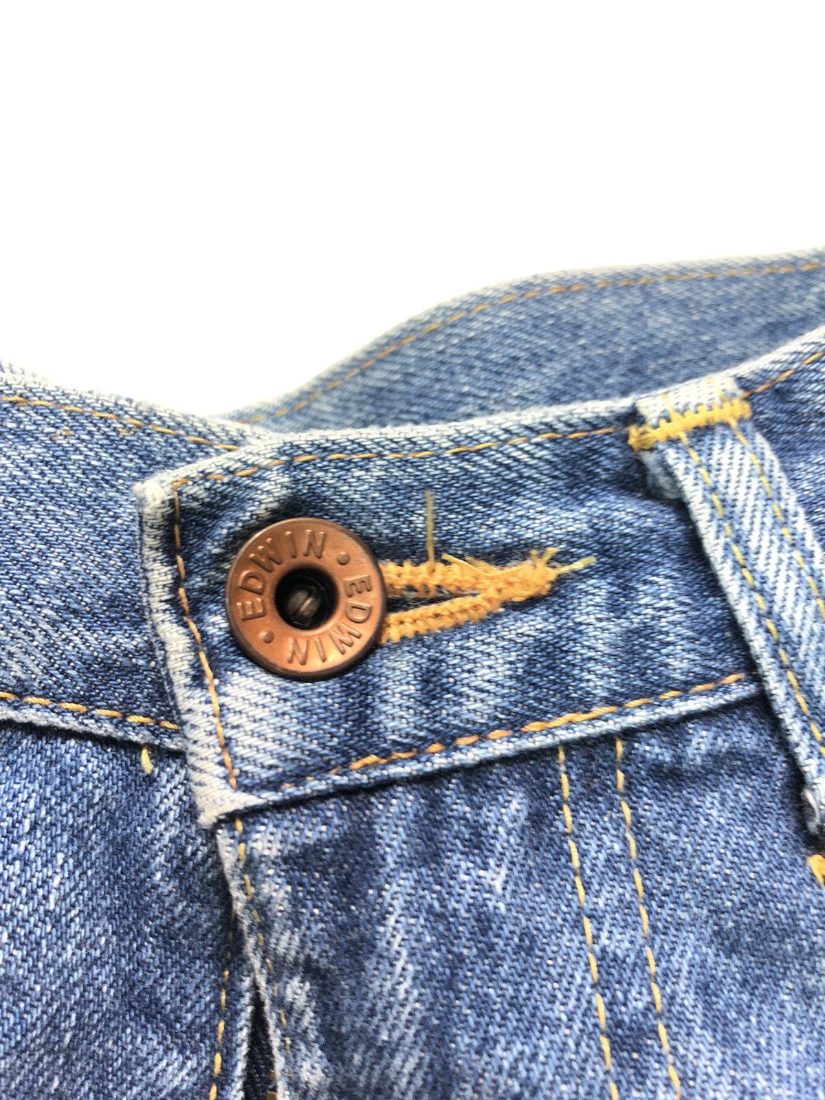Edwin × Salvage × Vintage VINTAGE EDWIN SELVEDGE BLUE WASH DENIM Size US 26 / EU 42 - 4 Thumbnail