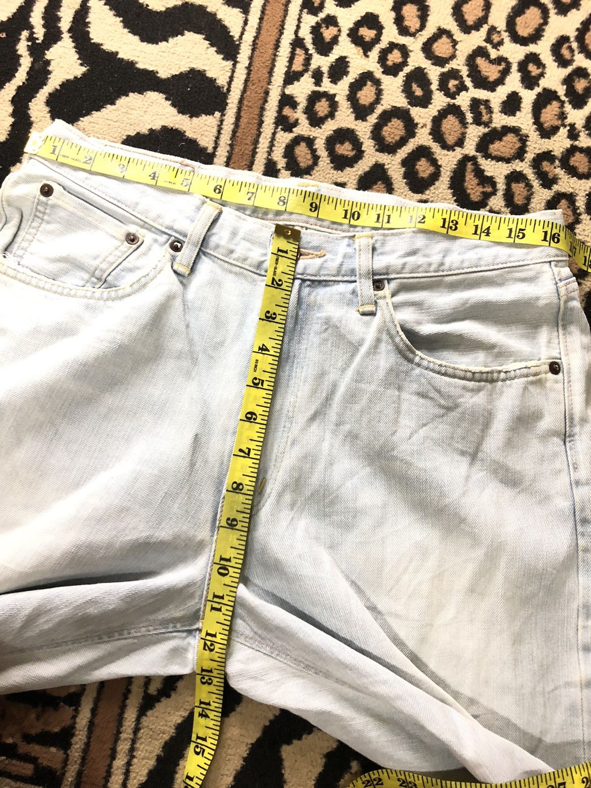 Edwin × Salvage × Vintage VINTAGE SELVEDGE EDWIN 505z LIGHT BLUE WASH DENIM Size US 33 - 15 Thumbnail