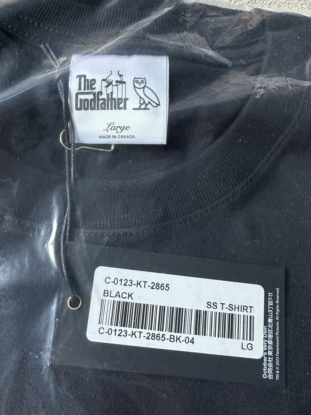 Drake × October's Very Own *RARE* OVO x THE GODFATHER VITO CORLEONE T-SHIRT (BRAND NEW) Size US L / EU 52-54 / 3 - 6 Thumbnail