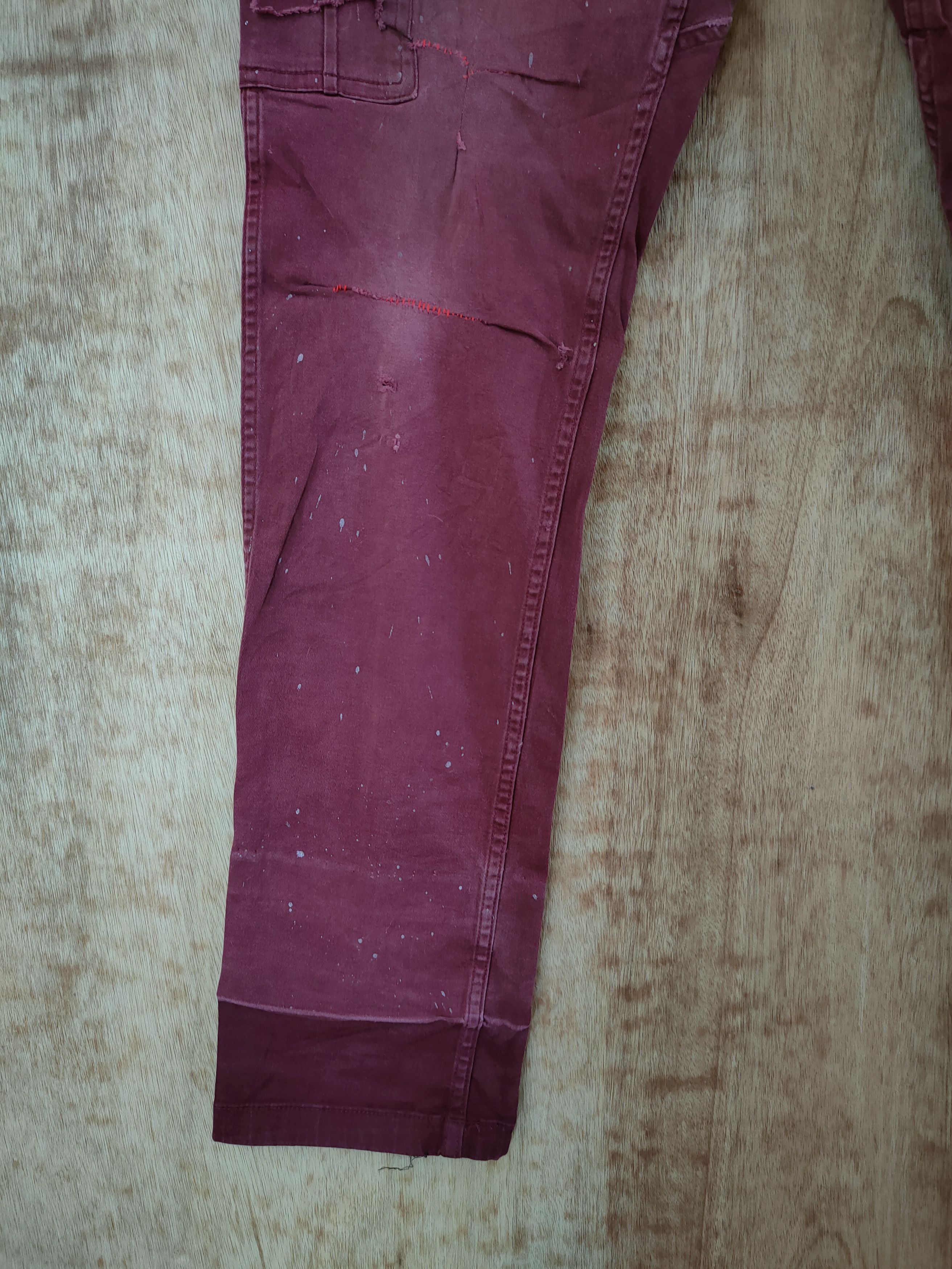 Japanese Brand × Vintage Japan distressed dirty painter multi pants #46-648 Size US 31 - 3 Thumbnail