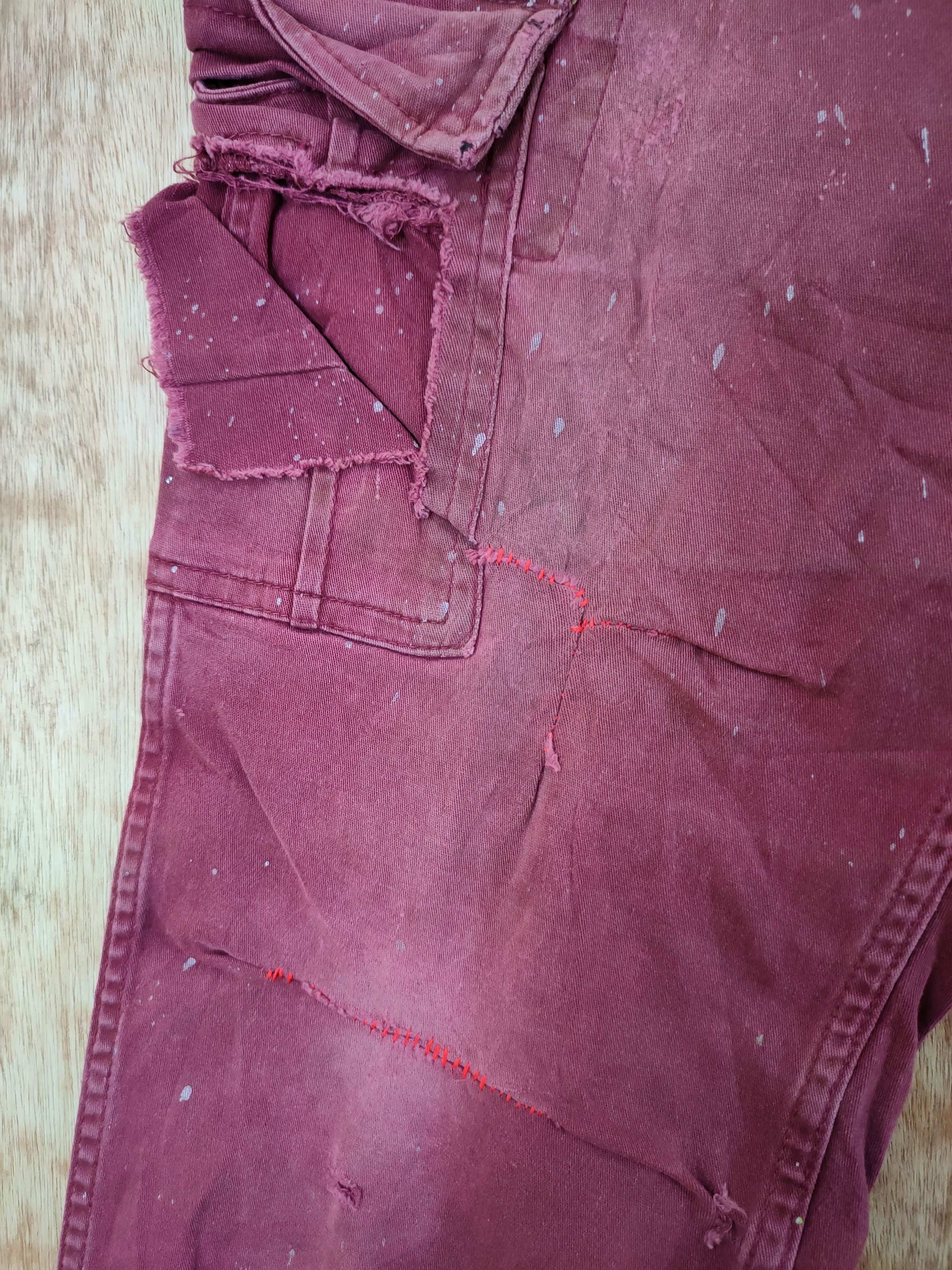 Japanese Brand × Vintage Japan distressed dirty painter multi pants #46-648 Size US 31 - 5 Thumbnail