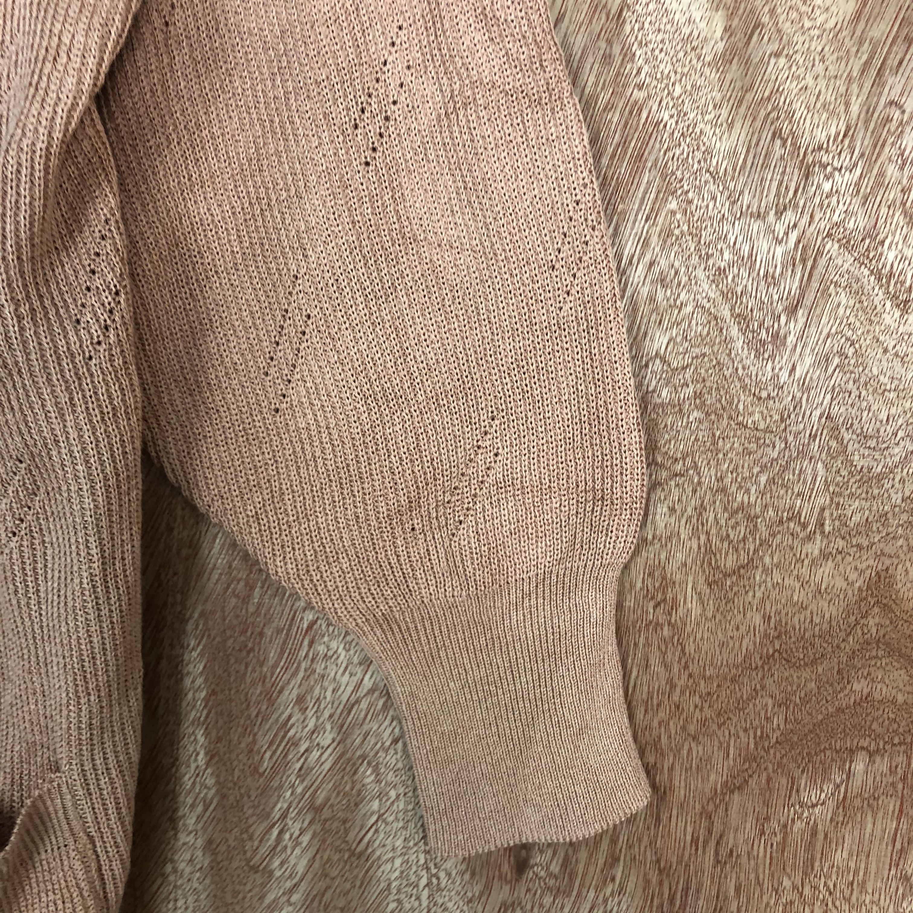 Vintage D japanese Brand Peach Long Cardigan #c483 Size US L / EU 52-54 / 3 - 6 Thumbnail