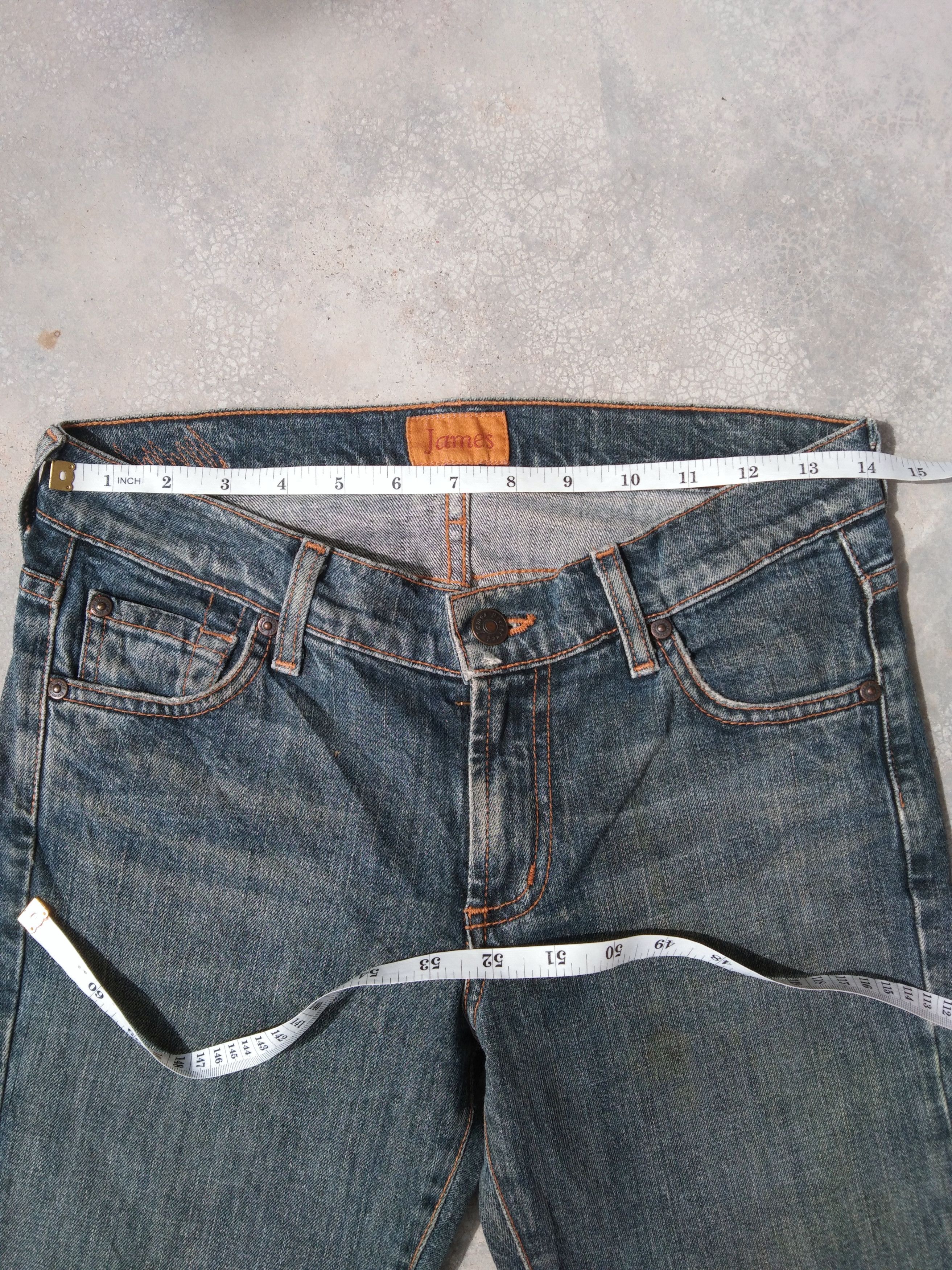 Jean Vintage Boot Cut Made In USA Flared Jeans 28x29.5 Size US 28 / EU 44 - 6 Thumbnail