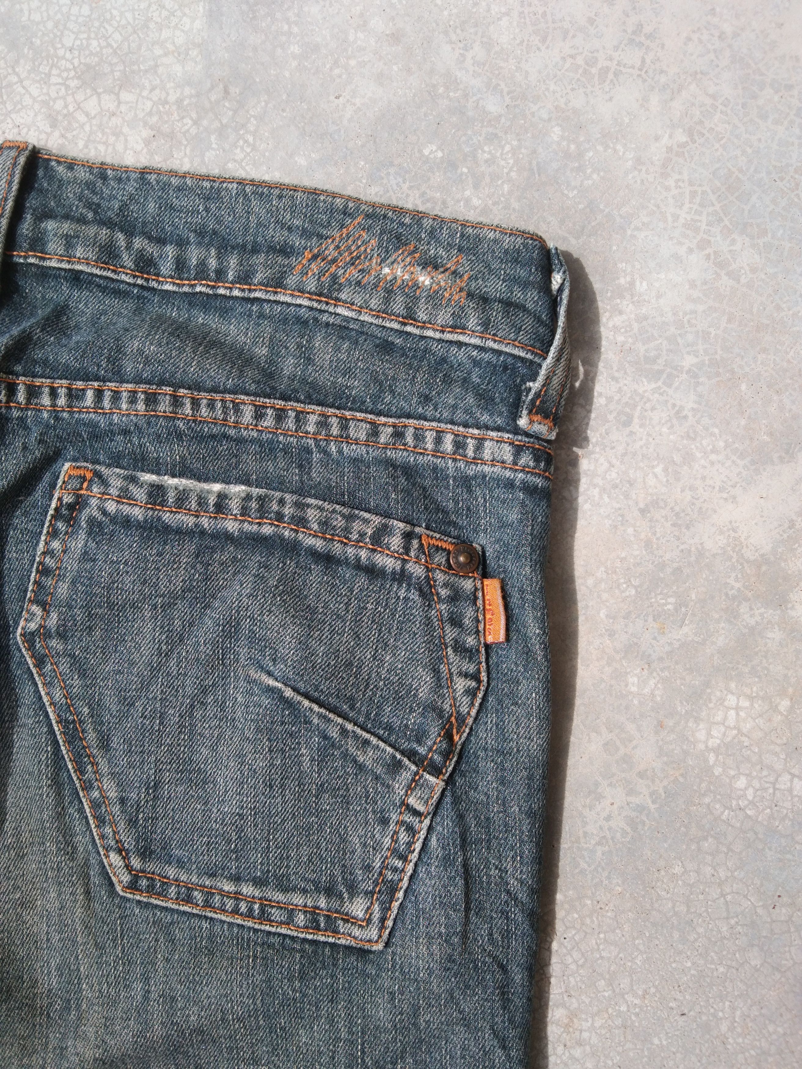 Jean Vintage Boot Cut Made In USA Flared Jeans 28x29.5 Size US 28 / EU 44 - 4 Thumbnail