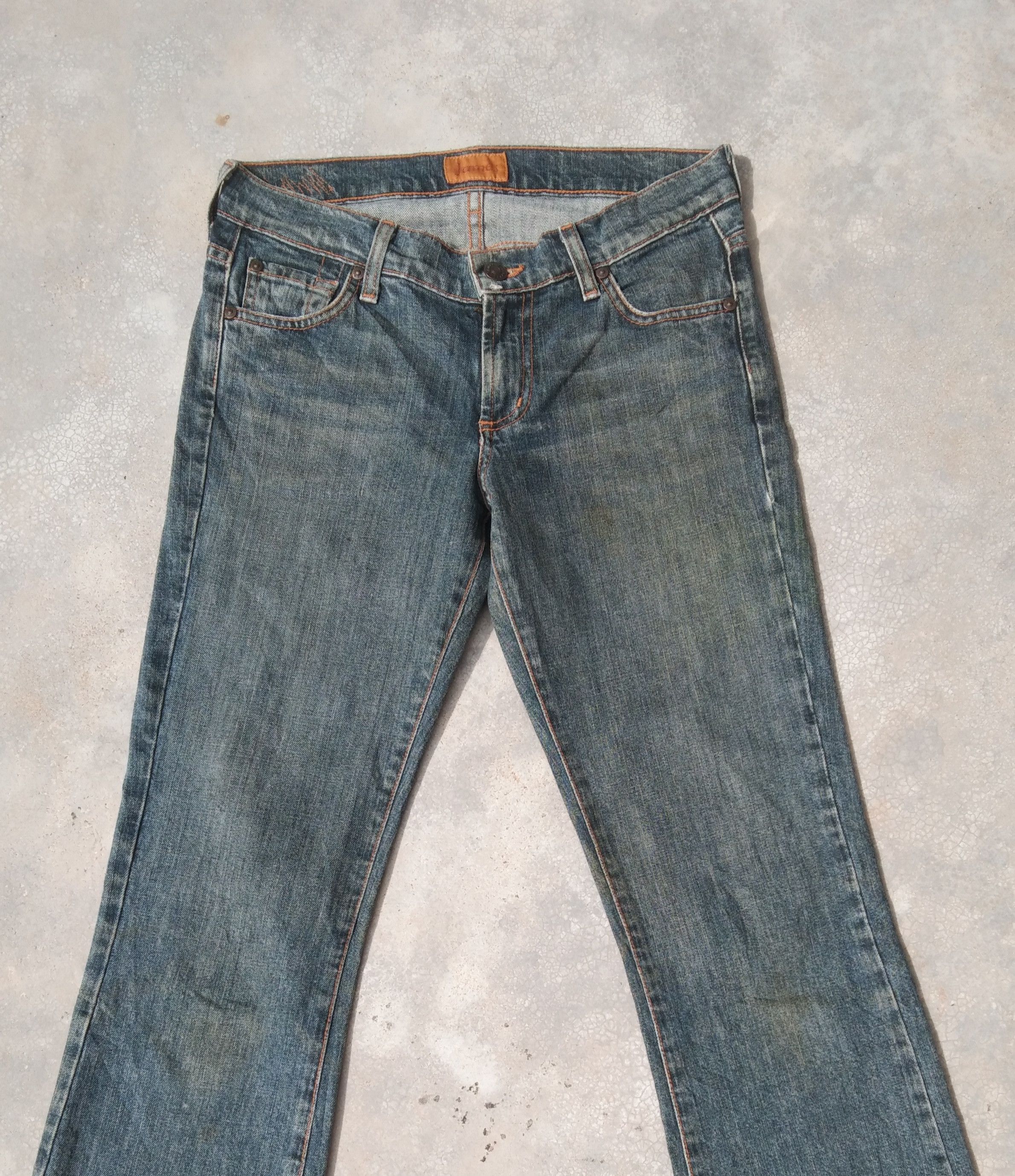 Jean Vintage Boot Cut Made In USA Flared Jeans 28x29.5 Size US 28 / EU 44 - 5 Thumbnail