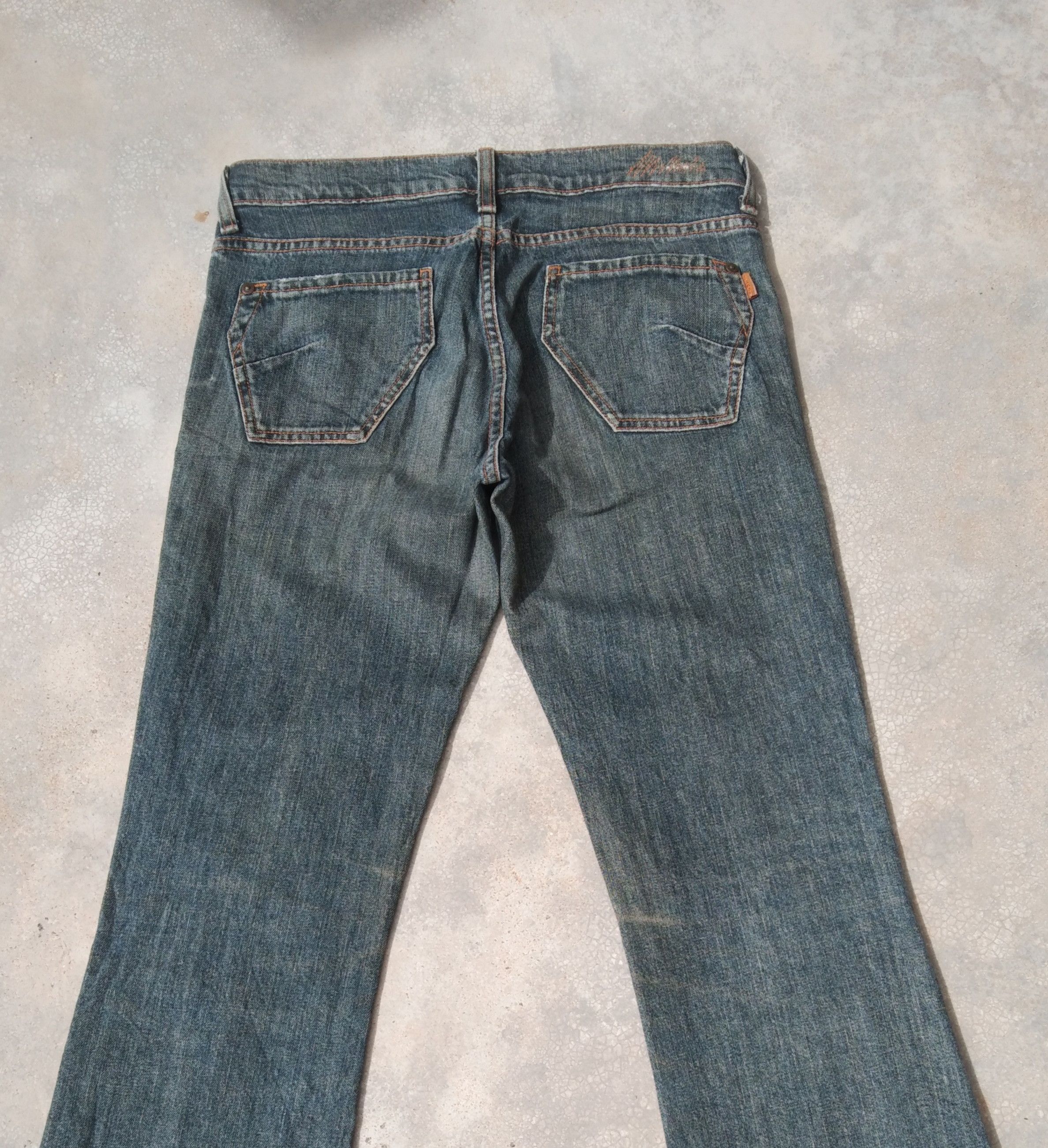 Jean Vintage Boot Cut Made In USA Flared Jeans 28x29.5 Size US 28 / EU 44 - 3 Thumbnail