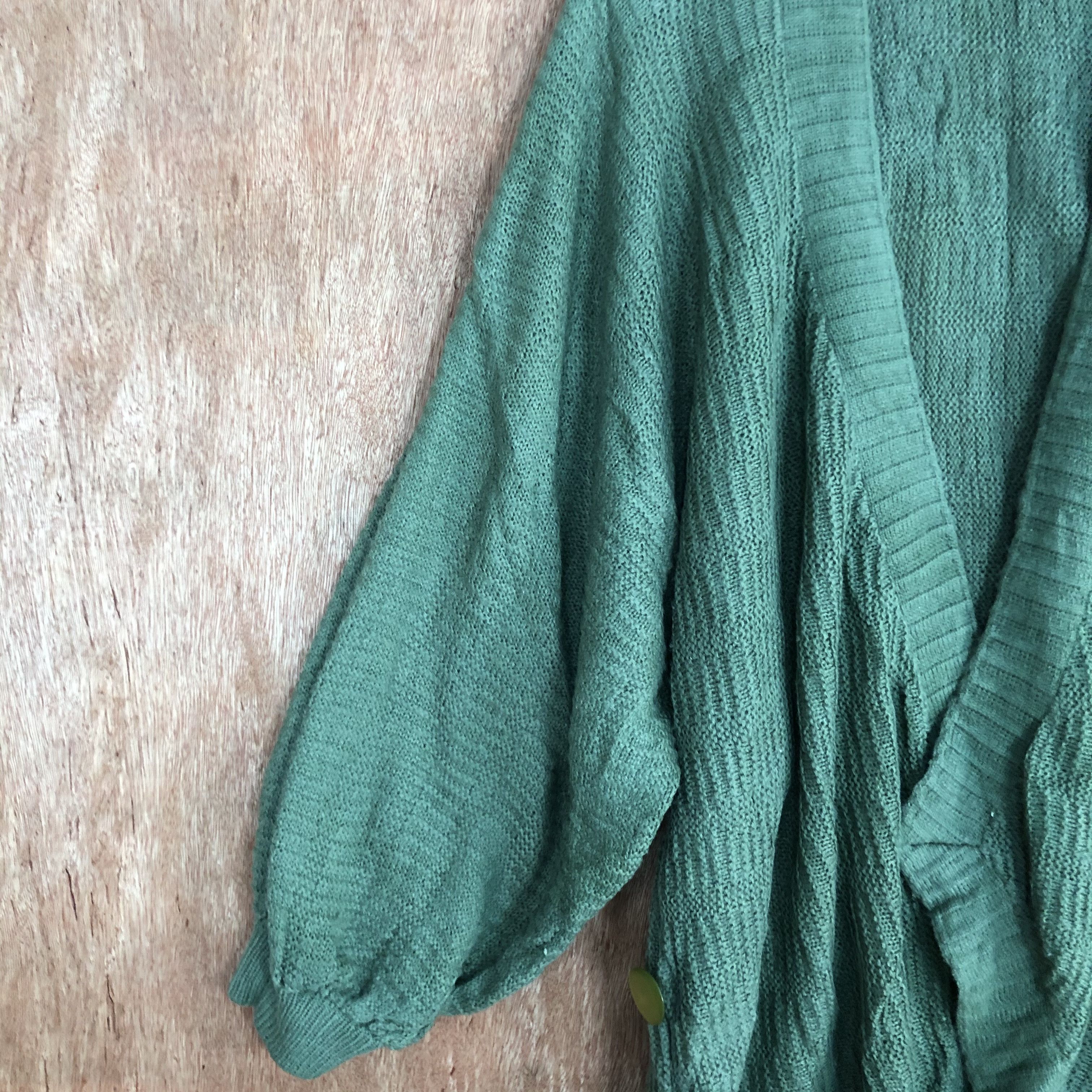 Hypebeast D CashmiLon Green Cardigan knitwear japan #c484 Size US XL / EU 56 / 4 - 6 Thumbnail