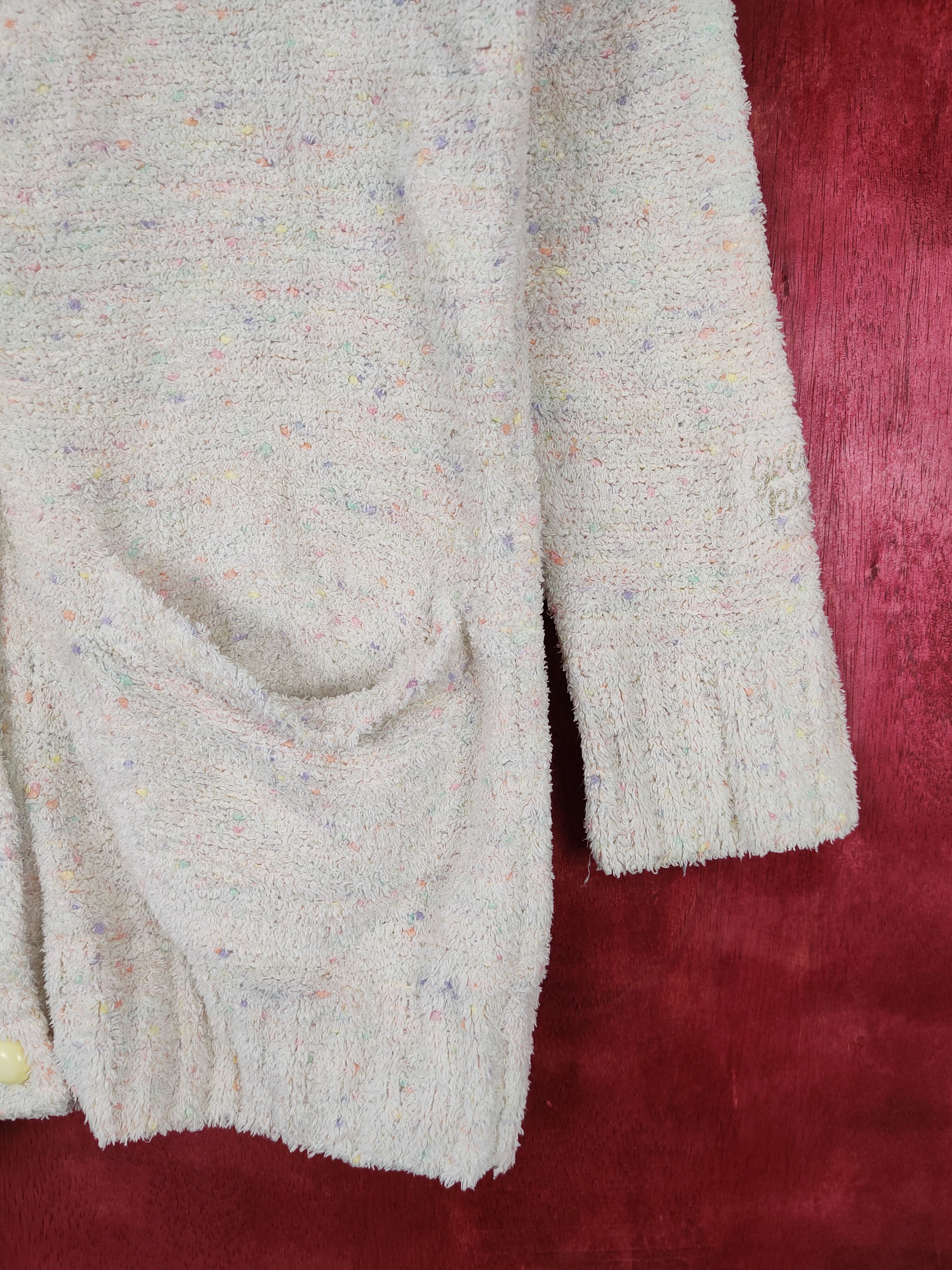 Grailed × Japanese Brand Gelato Pique fleece Cream Cardigan #S401 Size US S / EU 44-46 / 1 - 4 Thumbnail