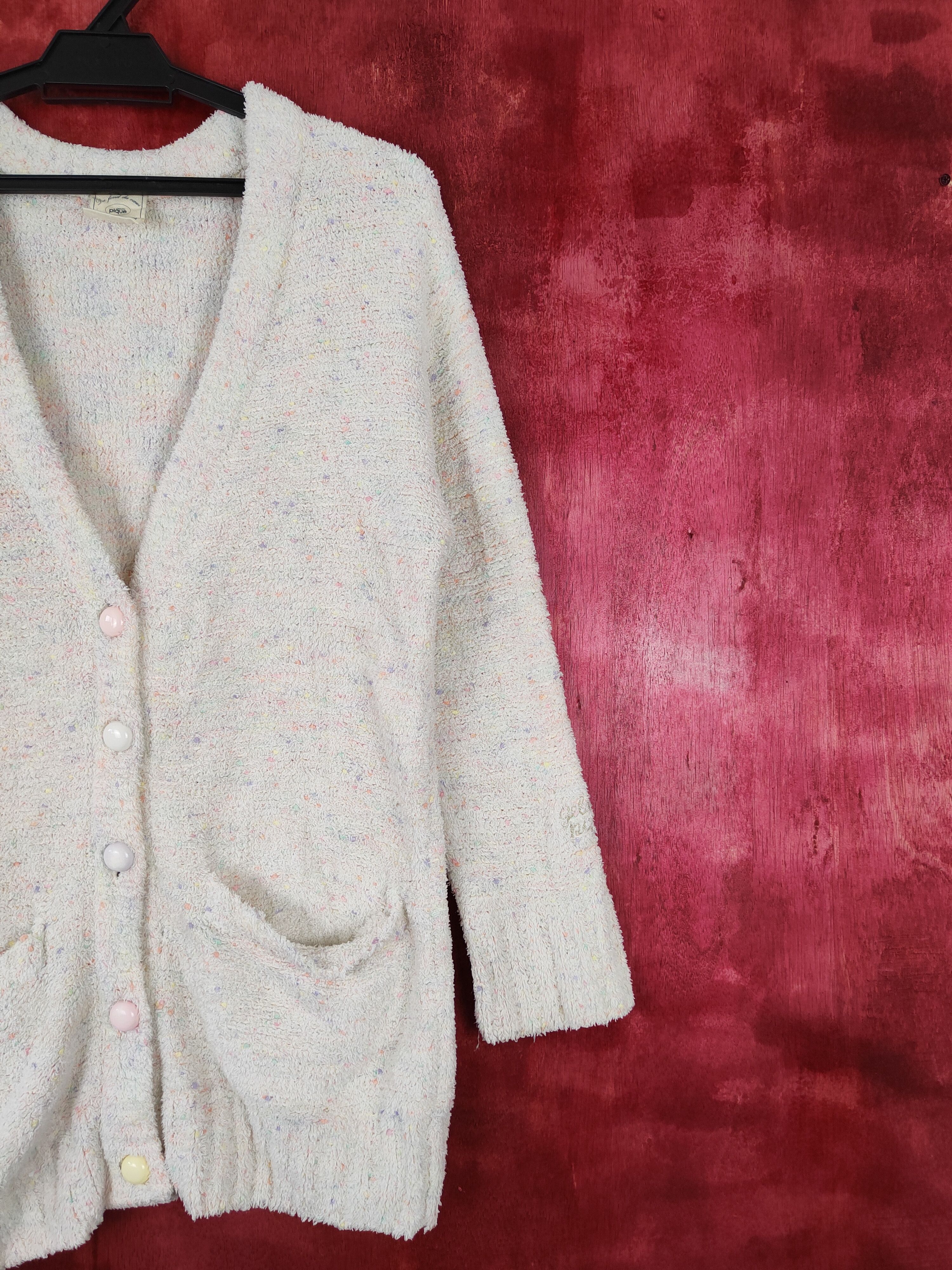 Grailed × Japanese Brand Gelato Pique fleece Cream Cardigan #S401 Size US S / EU 44-46 / 1 - 6 Thumbnail
