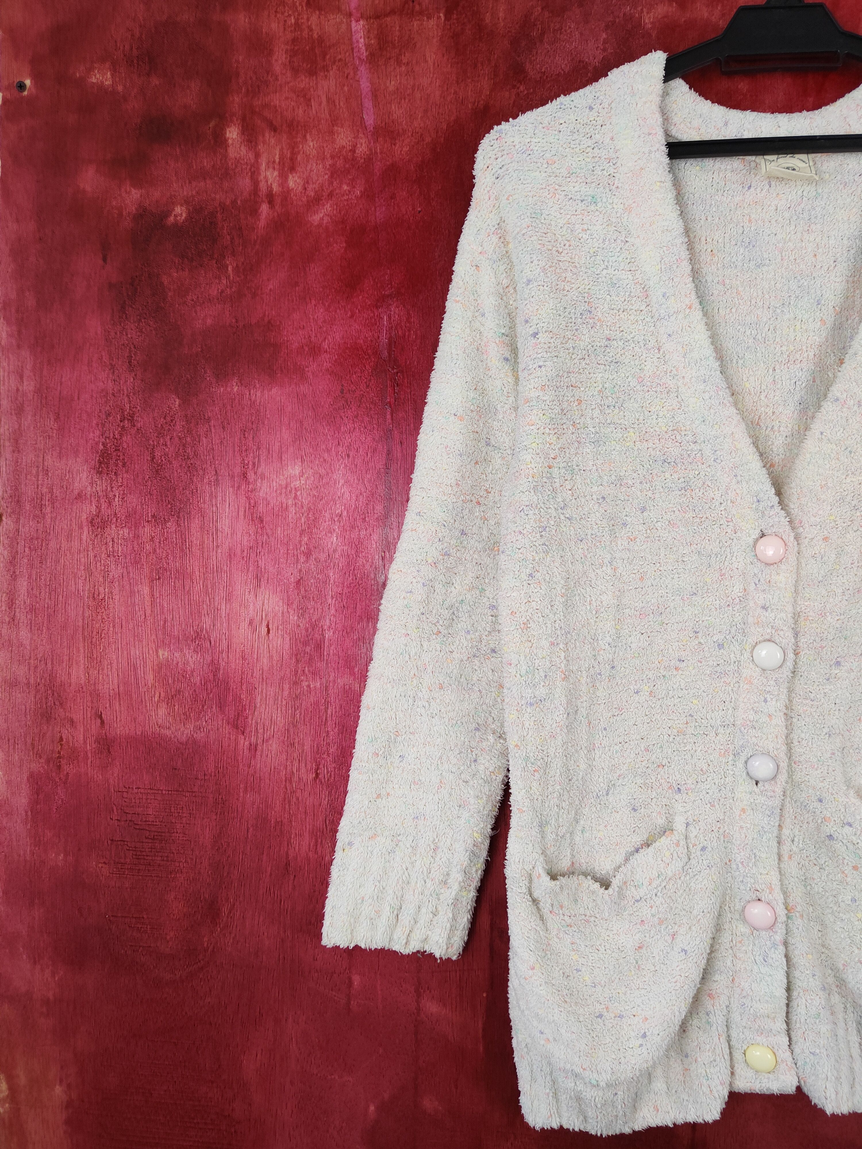 Grailed × Japanese Brand Gelato Pique fleece Cream Cardigan #S401 Size US S / EU 44-46 / 1 - 5 Thumbnail