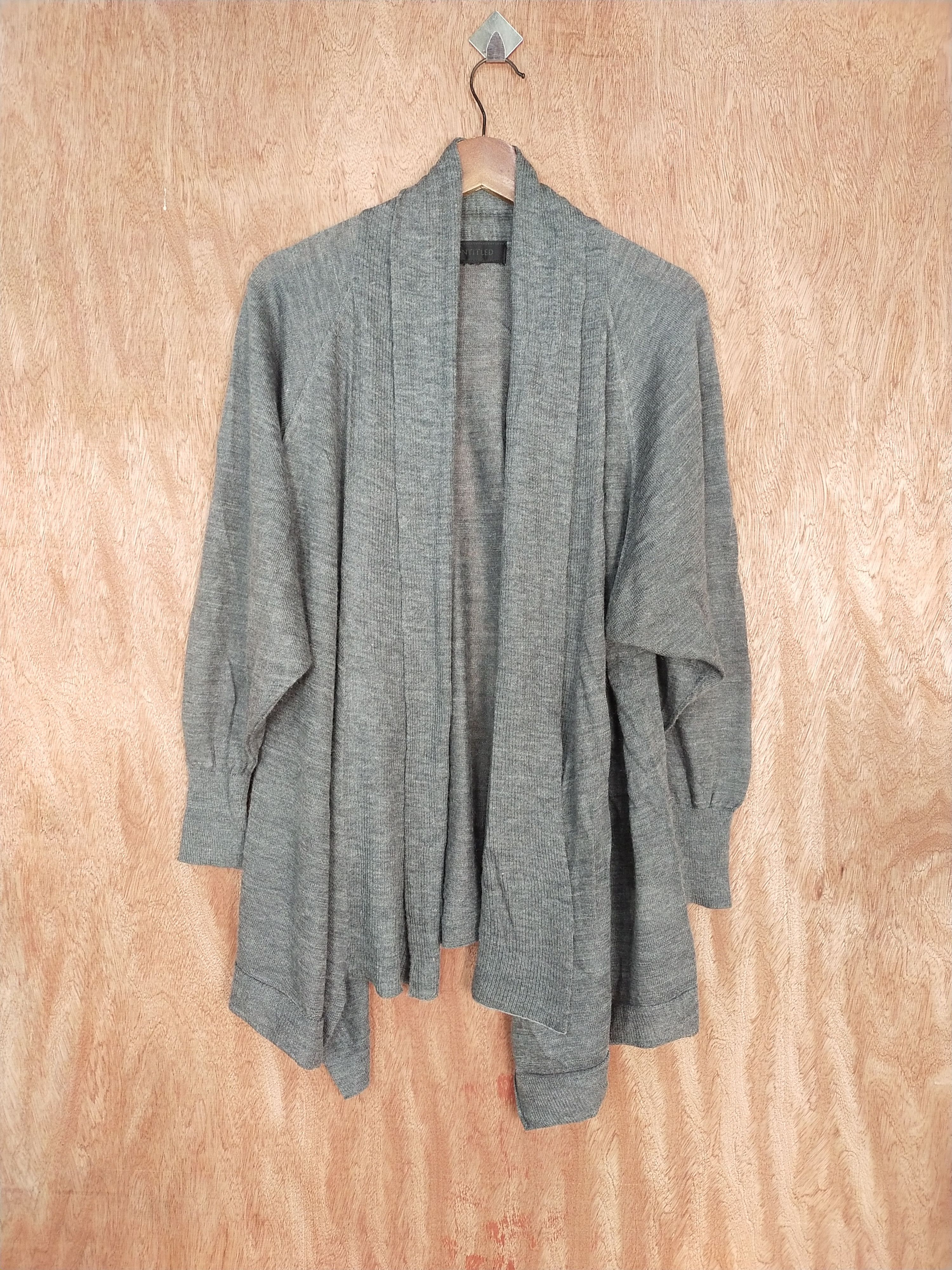 Untitled gray knitwear cardigan japan #S060