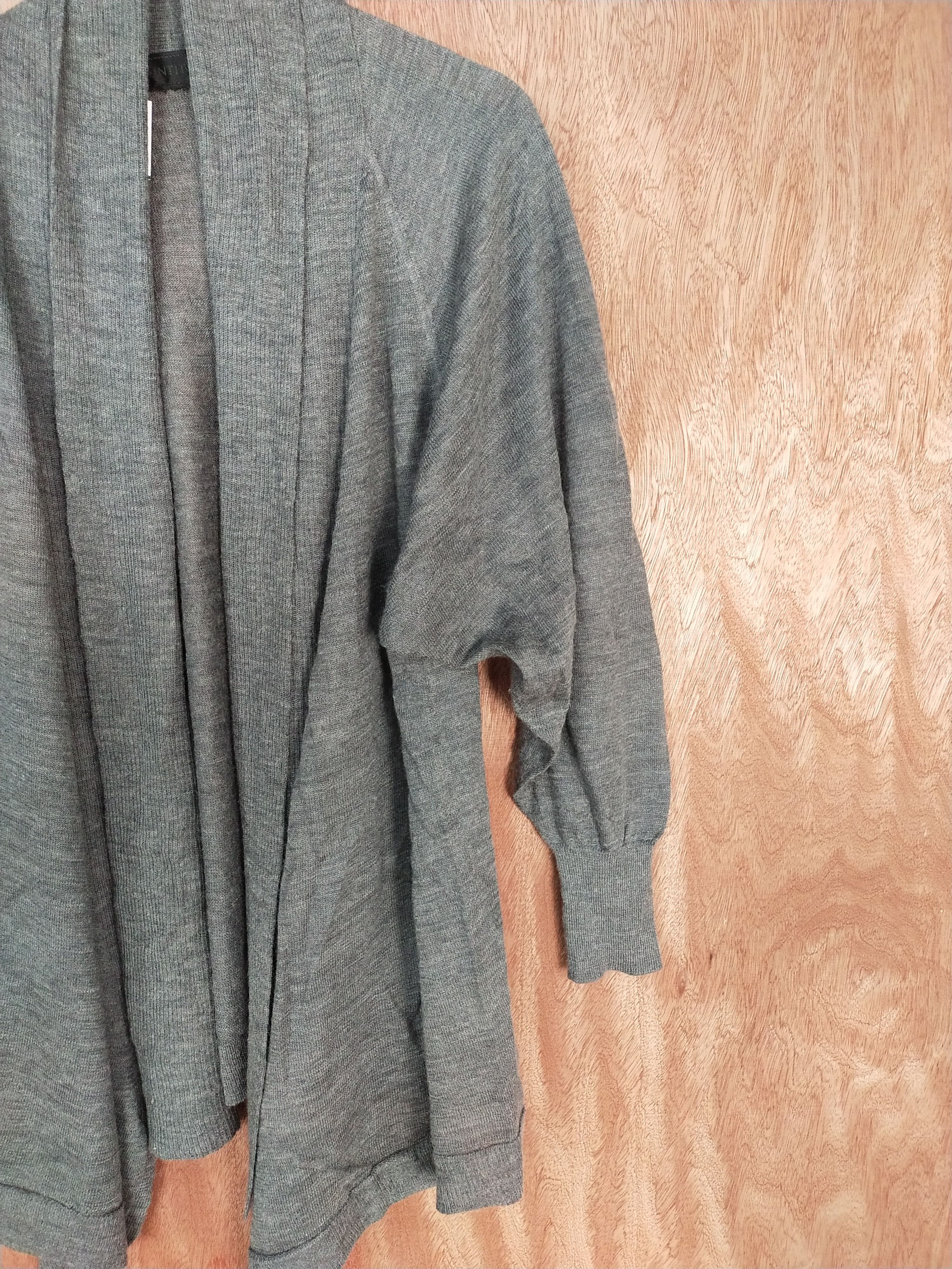 Japanese Brand Untitled gray knitwear cardigan japan #S060 Size US L / EU 52-54 / 3 - 5 Thumbnail
