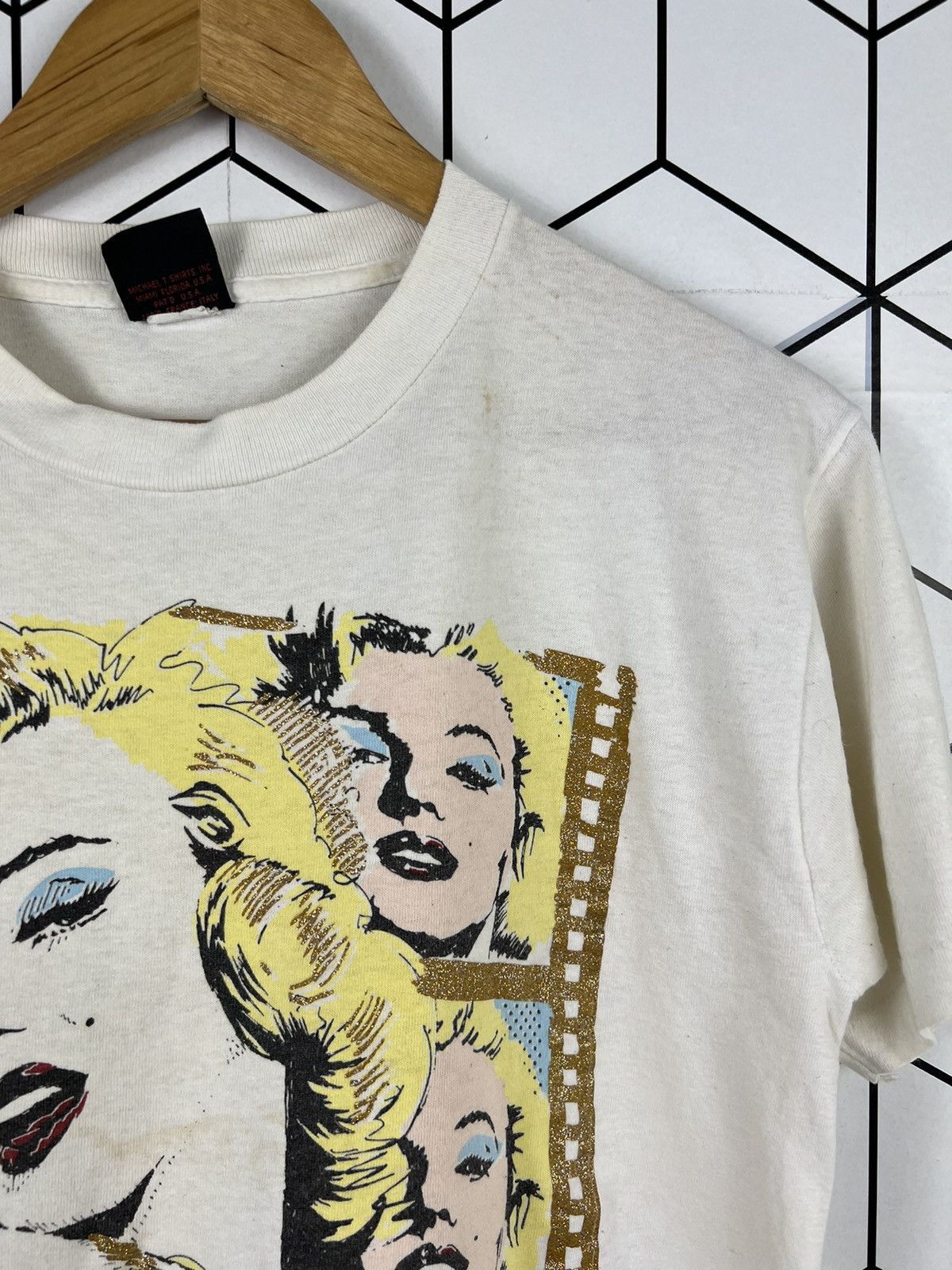 Vintage VINTAGE MARILYN MONROE IRON ON TEE Size US M / EU 48-50 / 2 - 2 Thumbnail