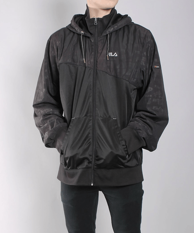 Fila Zip hoodie bomber coat parka jacket - not biker leather Size US XL / EU 56 / 4 - 1 Thumbnail