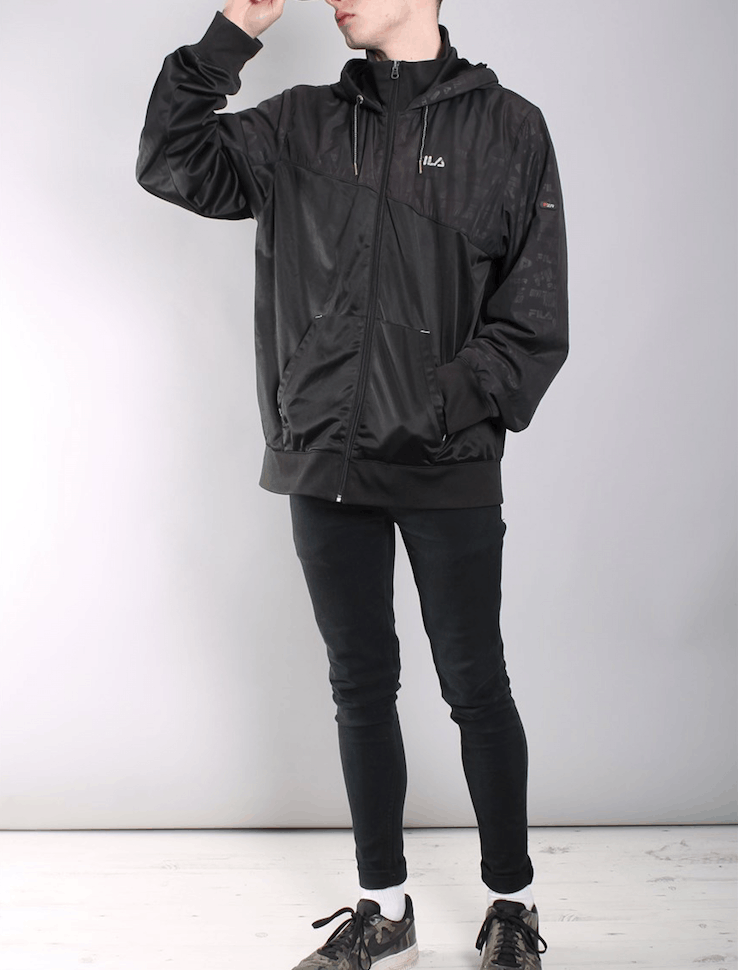 Fila Zip hoodie bomber coat parka jacket - not biker leather Size US XL / EU 56 / 4 - 2 Thumbnail