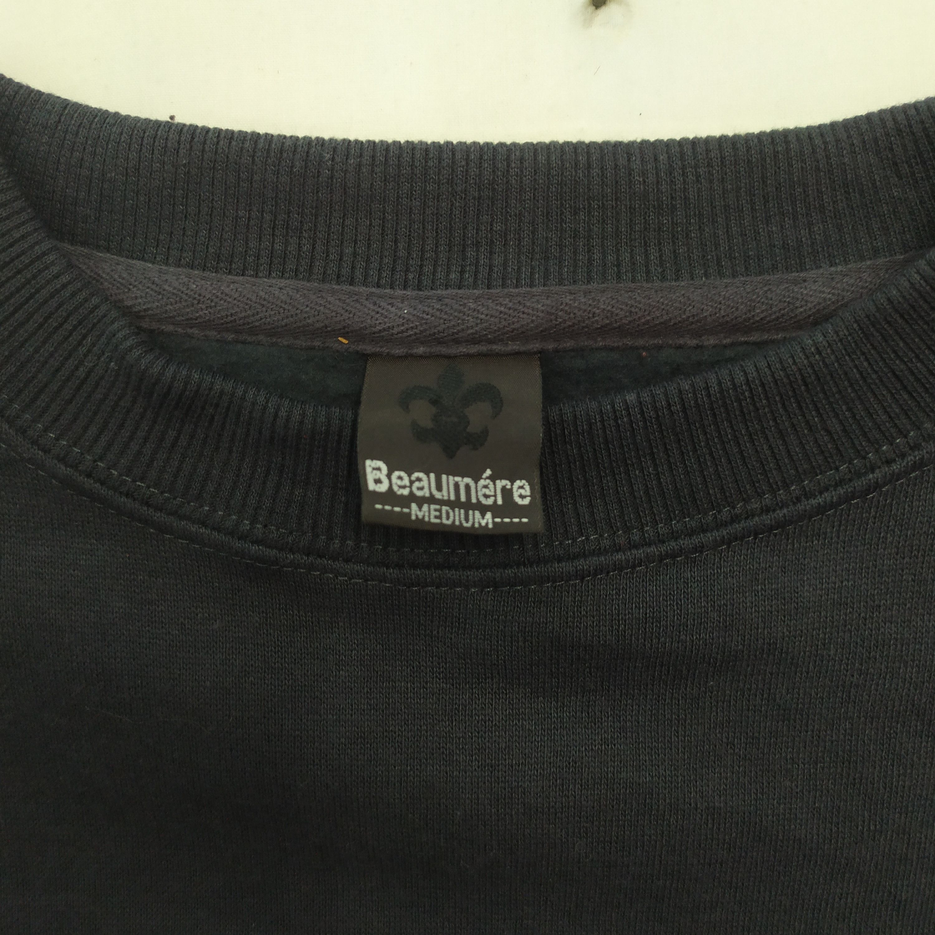 Japanese Brand × Vintage JAPANESE BRAND BEAUMERE DESTINATION BLACK SWEATSHIRT Size US M / EU 48-50 / 2 - 5 Thumbnail