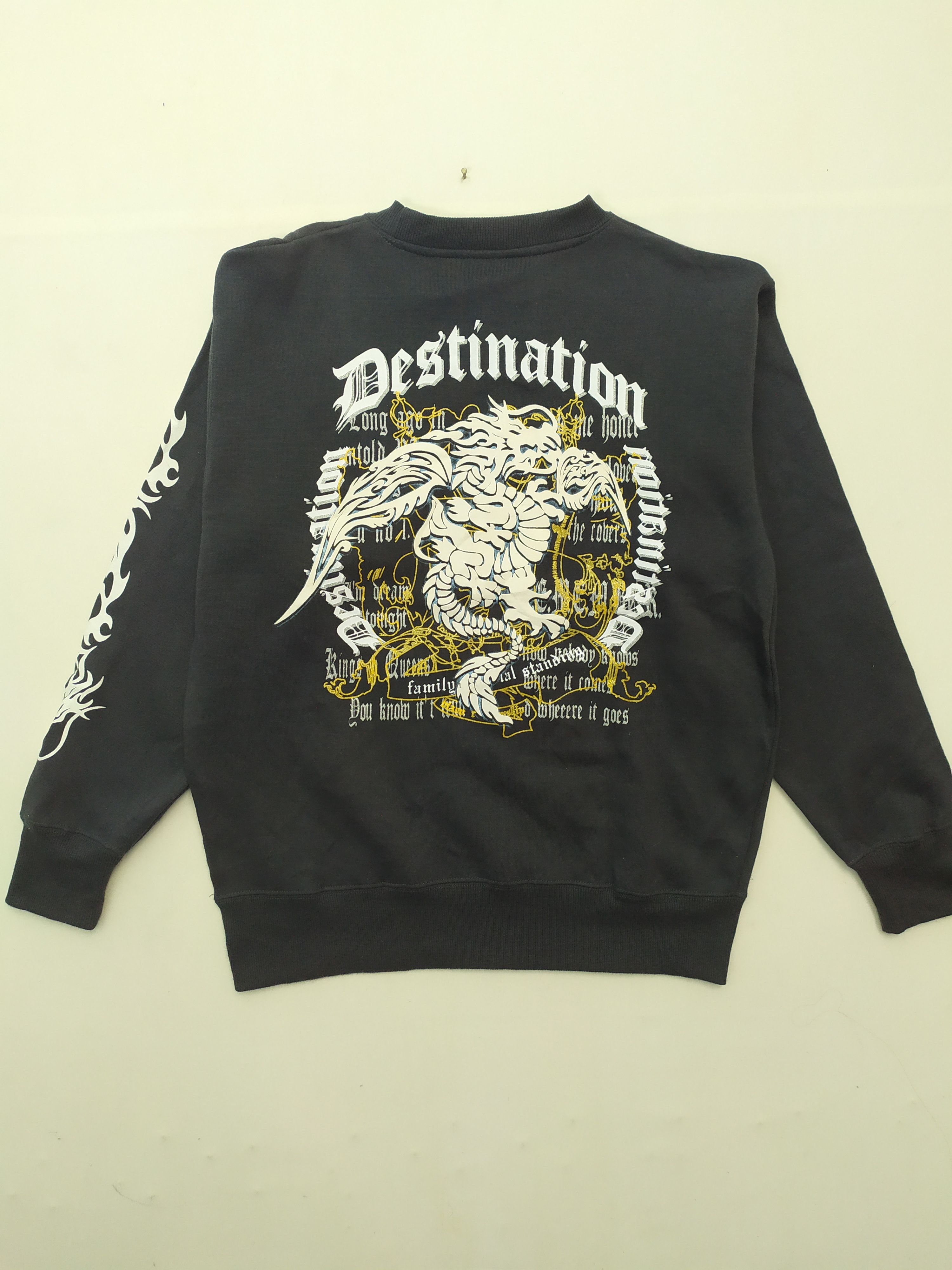 Japanese Brand × Vintage JAPANESE BRAND BEAUMERE DESTINATION BLACK SWEATSHIRT Size US M / EU 48-50 / 2 - 1 Thumbnail
