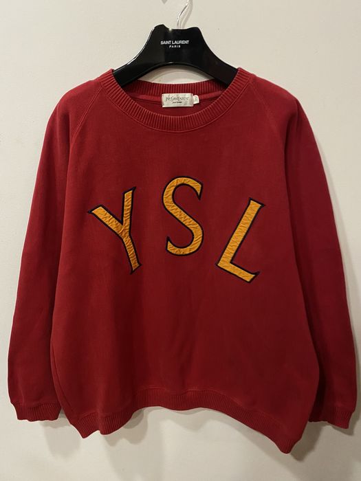 Ysl logo hot sale sweatshirt