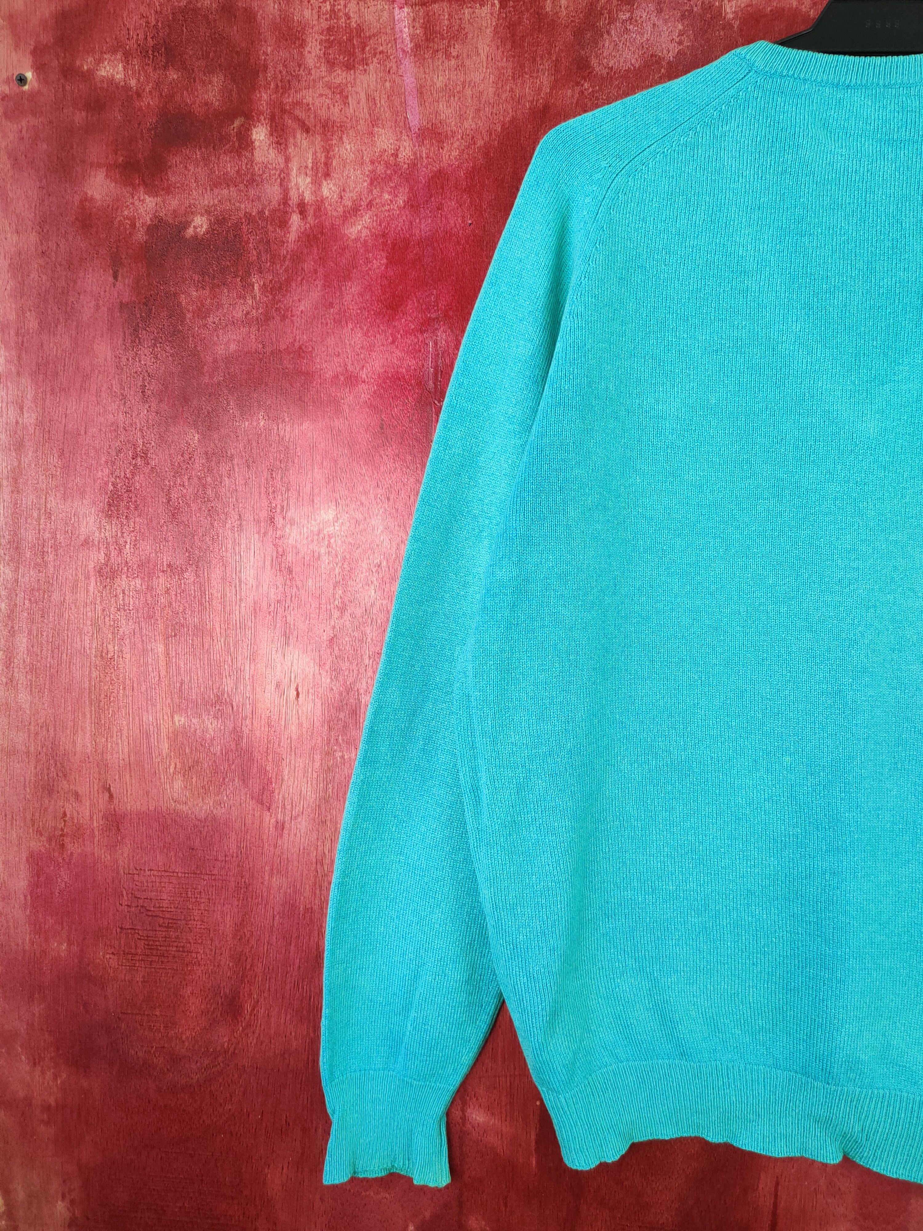 Japanese Brand × Lyle & Scott × Other Lyle & Scott Light Blue Knitwear Sweatshirt #5461 Size US M / EU 48-50 / 2 - 9 Thumbnail
