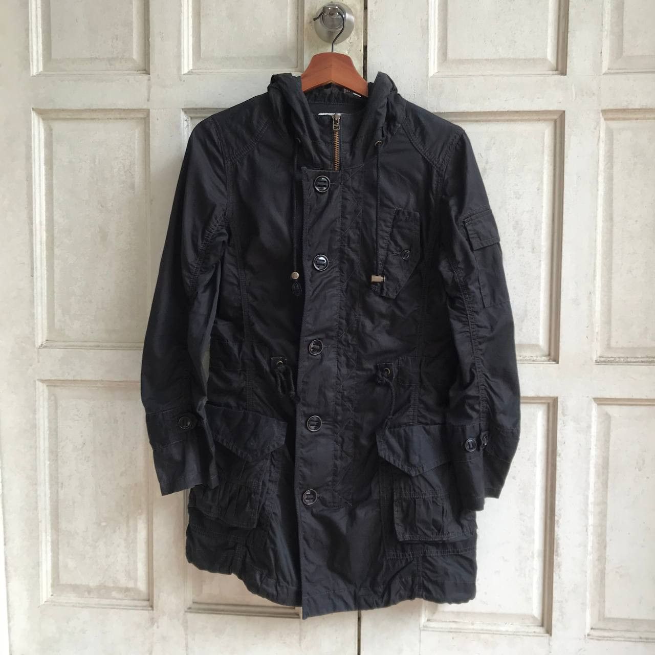 Avirex Avirex Wrinkled parka jacket military style Small size Size US S / EU 44-46 / 1 - 1 Thumbnail