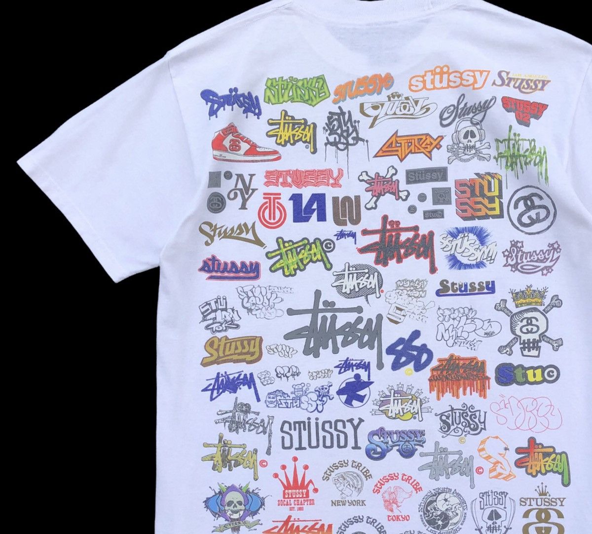 Stussy OG Stussy All Logo Ttshirt Spring Summer Collection Size US M / EU 48-50 / 2 - 6 Thumbnail