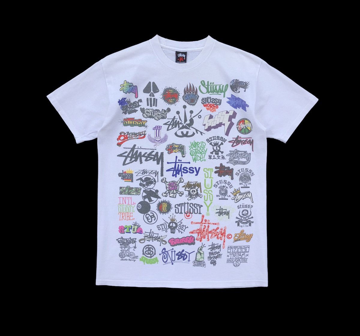 Vintage OG Stussy All Logo Ttshirt Spring Summer Collection | Grailed