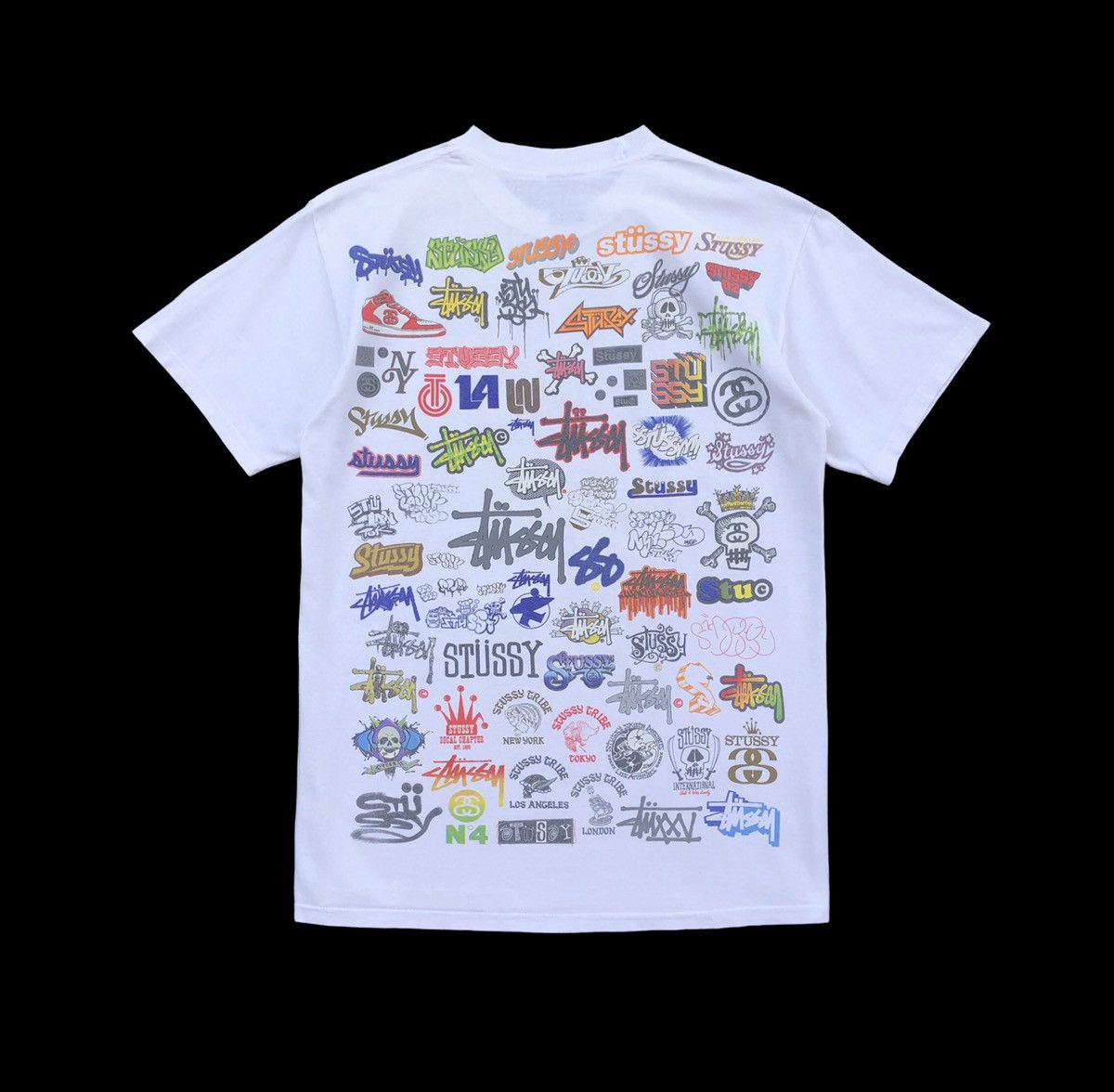 レビュー高評価のおせち贈り物 Stussy OG Vintage × Stussy × Rare All Spring Ttshirt Logo トップス