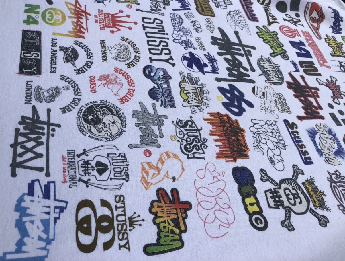 Stussy OG Stussy All Logo Ttshirt Spring Summer Collection Size US M / EU 48-50 / 2 - 8 Thumbnail