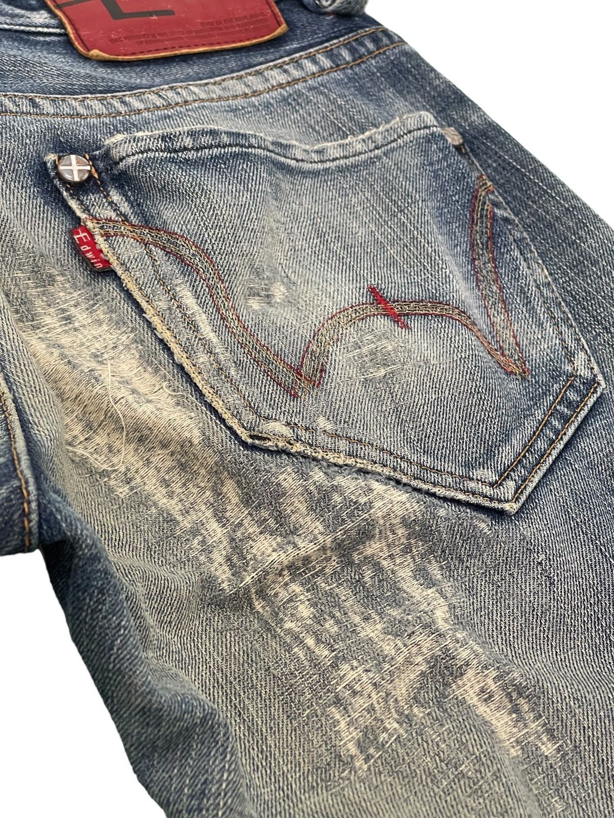 Edwin Curv Leg Edwin E Function Distress Denim Gore Lining 2🟦9 Size US 30 / EU 46 - 10 Thumbnail