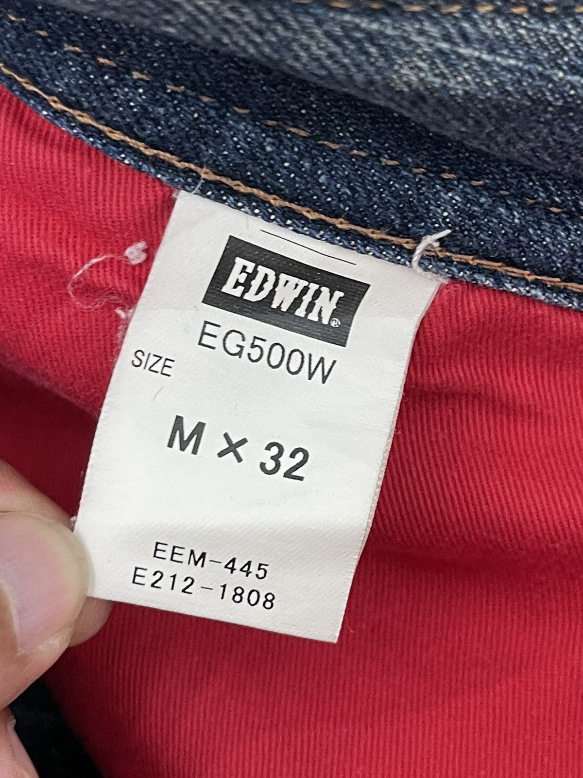 Edwin Curv Leg Edwin E Function Distress Denim Gore Lining 2🟦9 Size US 30 / EU 46 - 24 Thumbnail
