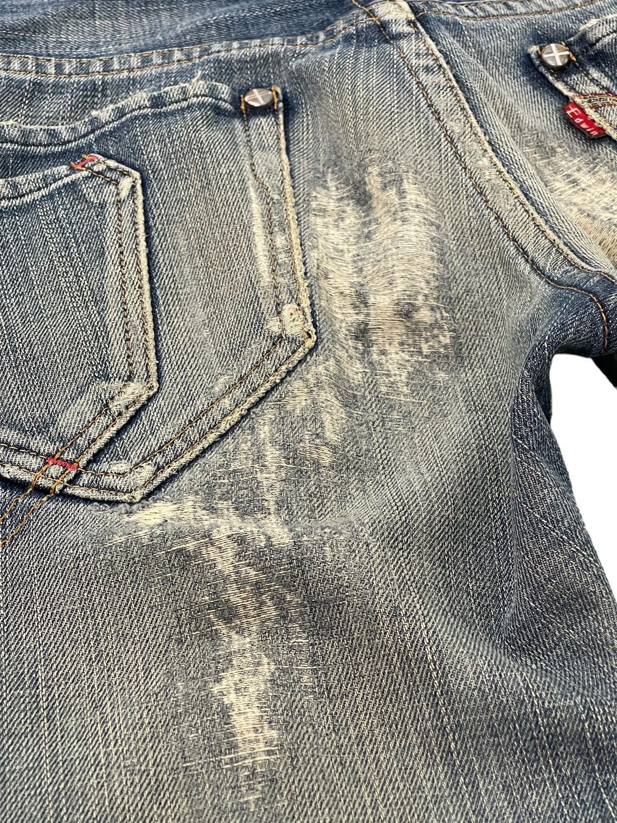 Edwin Curv Leg Edwin E Function Distress Denim Gore Lining 2🟦9 Size US 30 / EU 46 - 9 Thumbnail