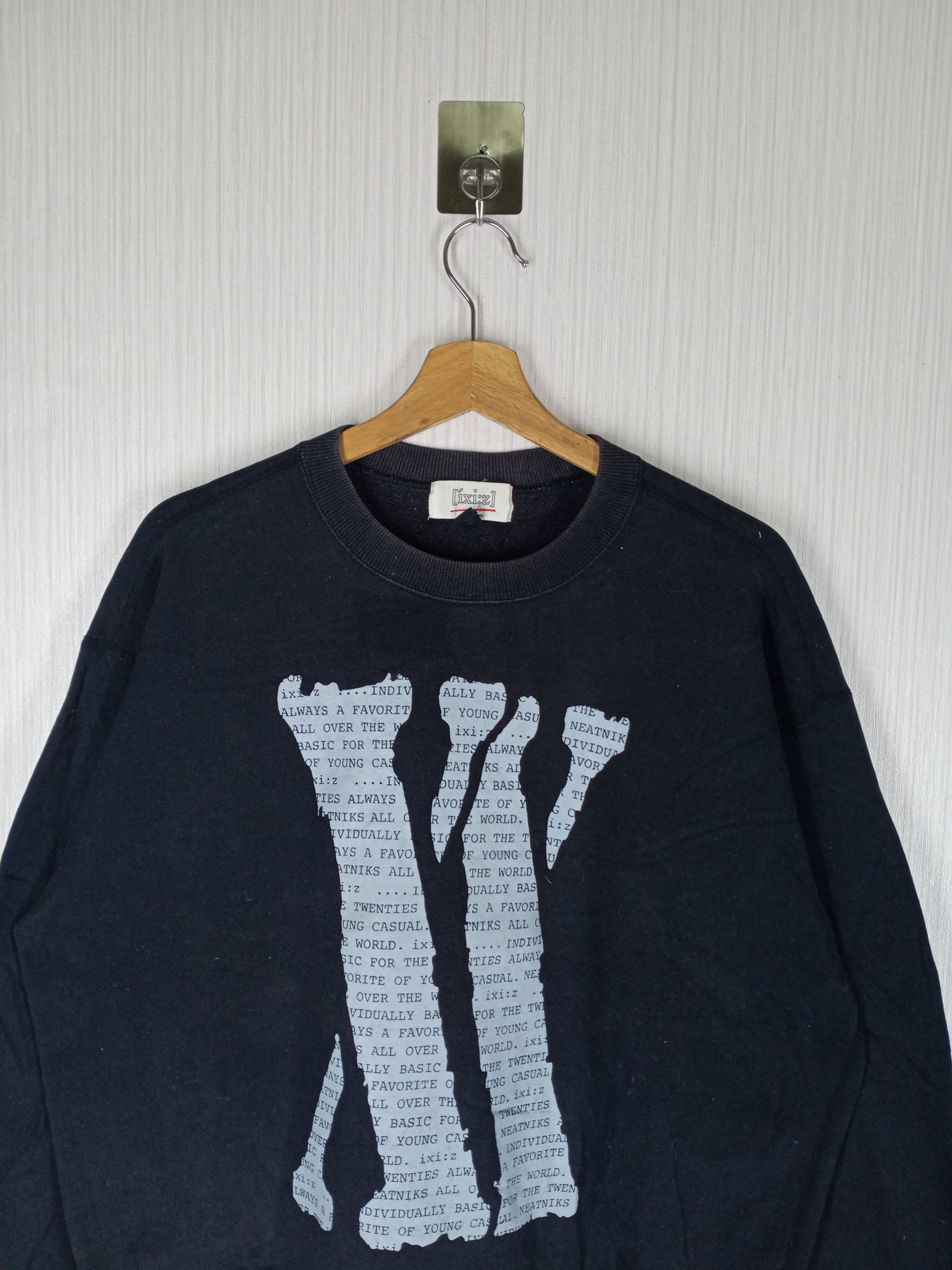 Japanese Brand Vintage IXI:Z Big Logo Japanese Sweatshirt Size US L / EU 52-54 / 3 - 6 Thumbnail