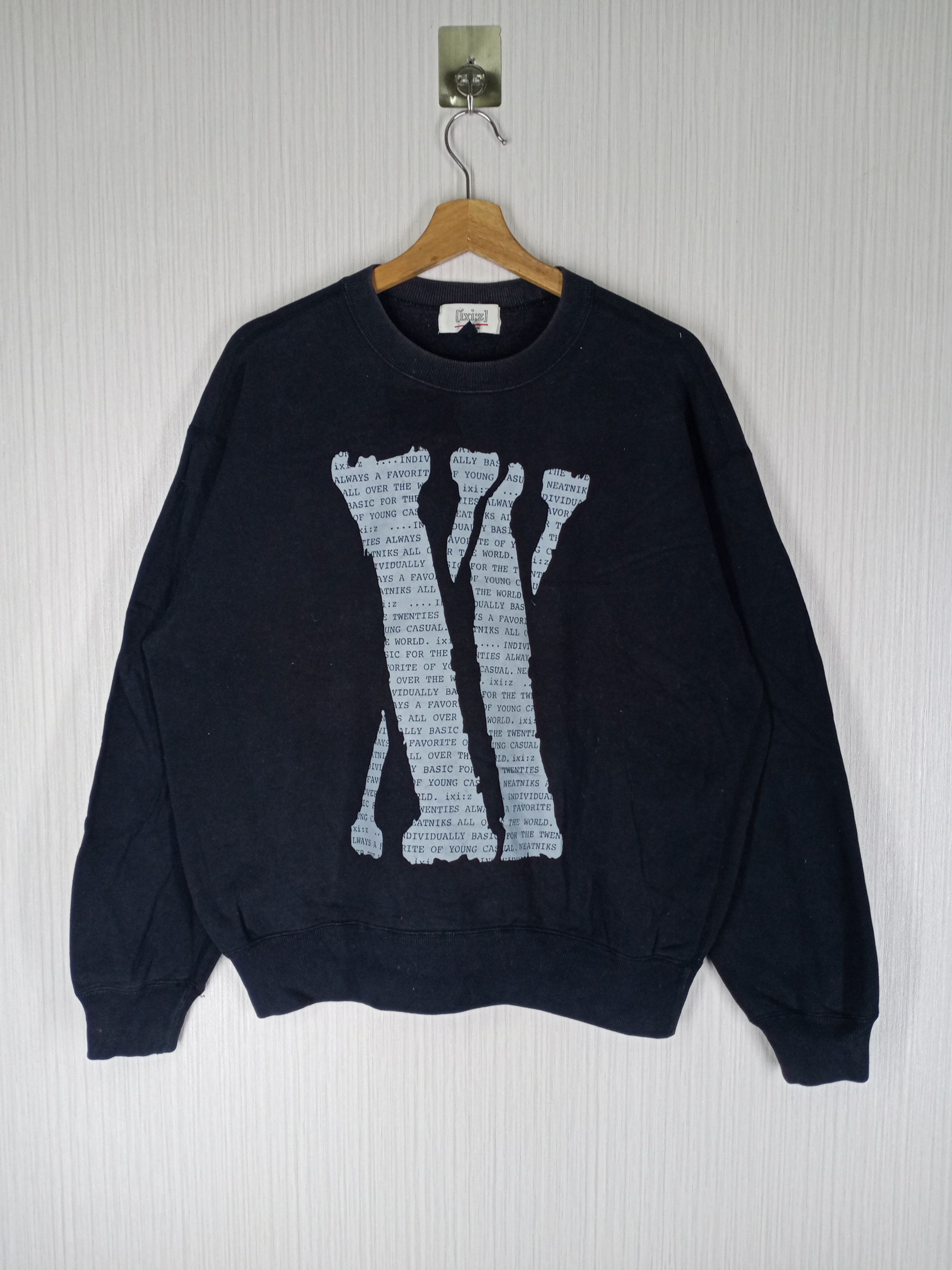 Japanese Brand Vintage IXI:Z Big Logo Japanese Sweatshirt Size US L / EU 52-54 / 3 - 1 Thumbnail
