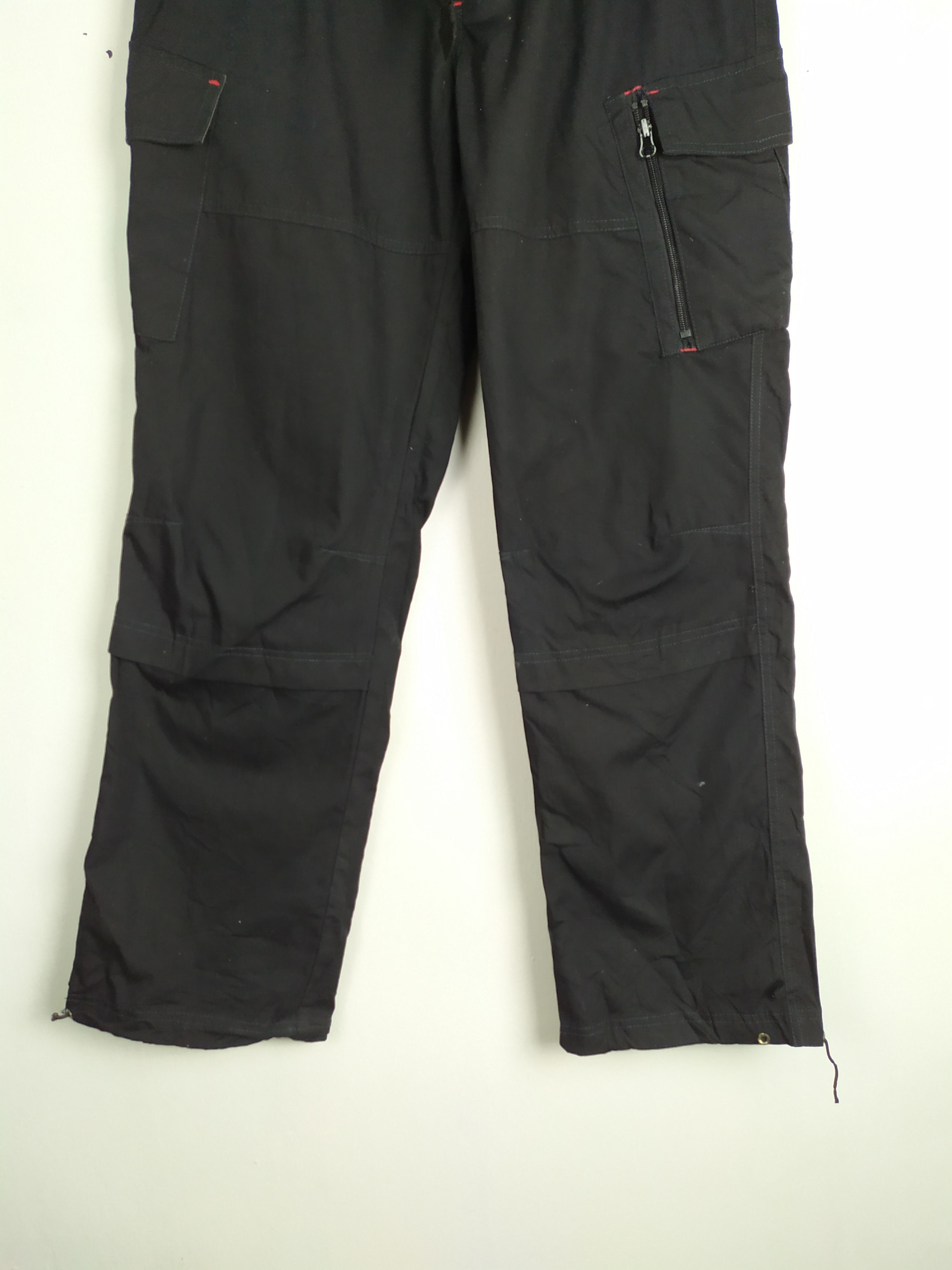 image of Outdoor Pants X Streetwear Pants Multipocket Waist 28 in Black, Men's