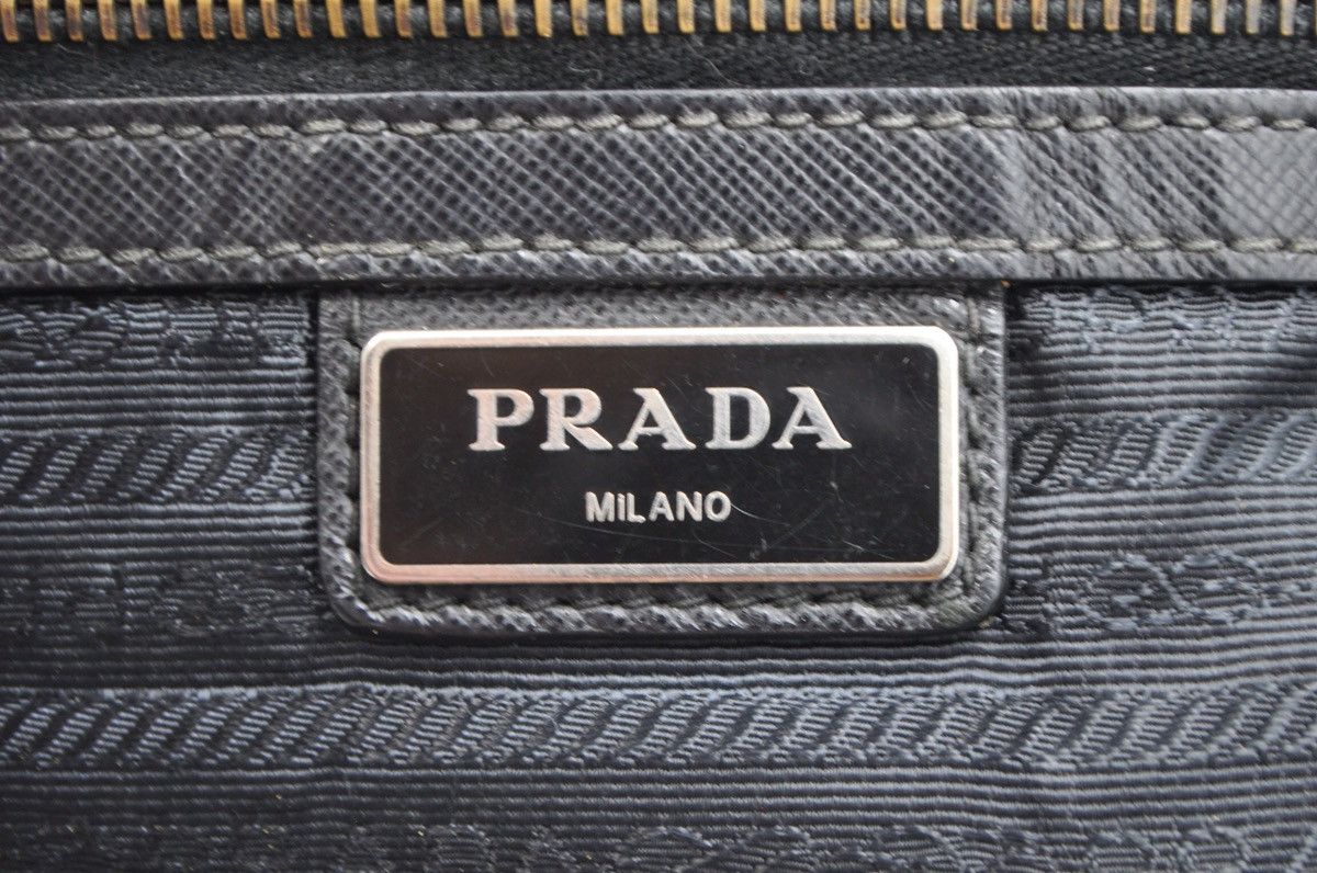 Prada Prada - Vela Saffiano-Trimmed Flat Crossbody Bag Size ONE SIZE - 22 Thumbnail