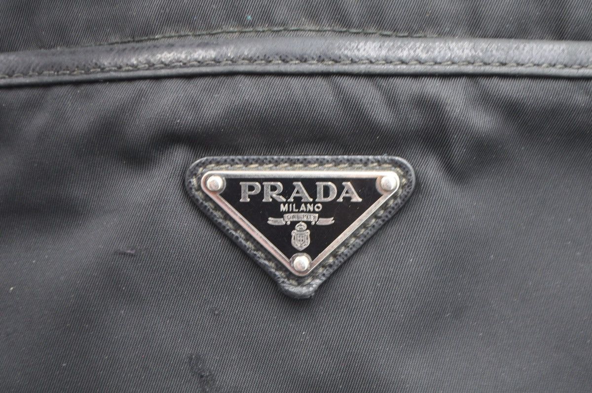 Prada Prada - Vela Saffiano-Trimmed Flat Crossbody Bag Size ONE SIZE - 4 Thumbnail