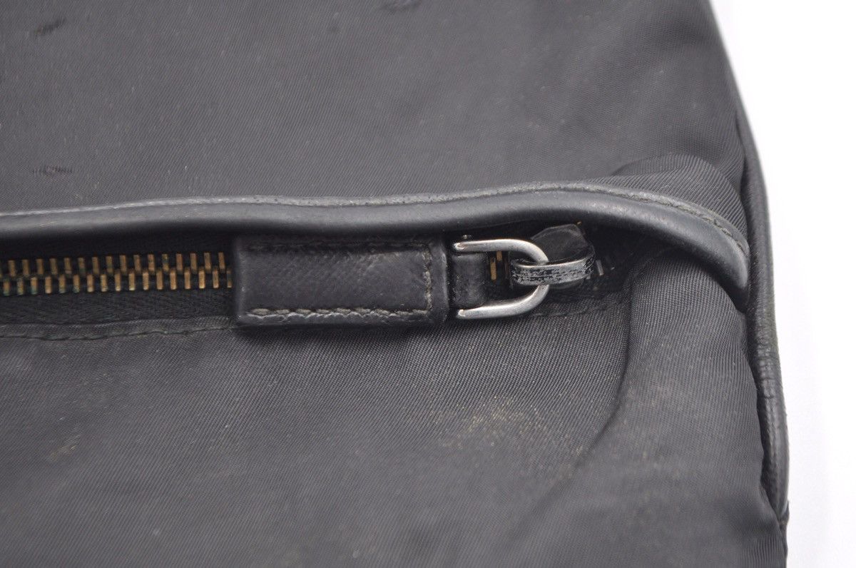 Prada Prada - Vela Saffiano-Trimmed Flat Crossbody Bag Size ONE SIZE - 12 Thumbnail